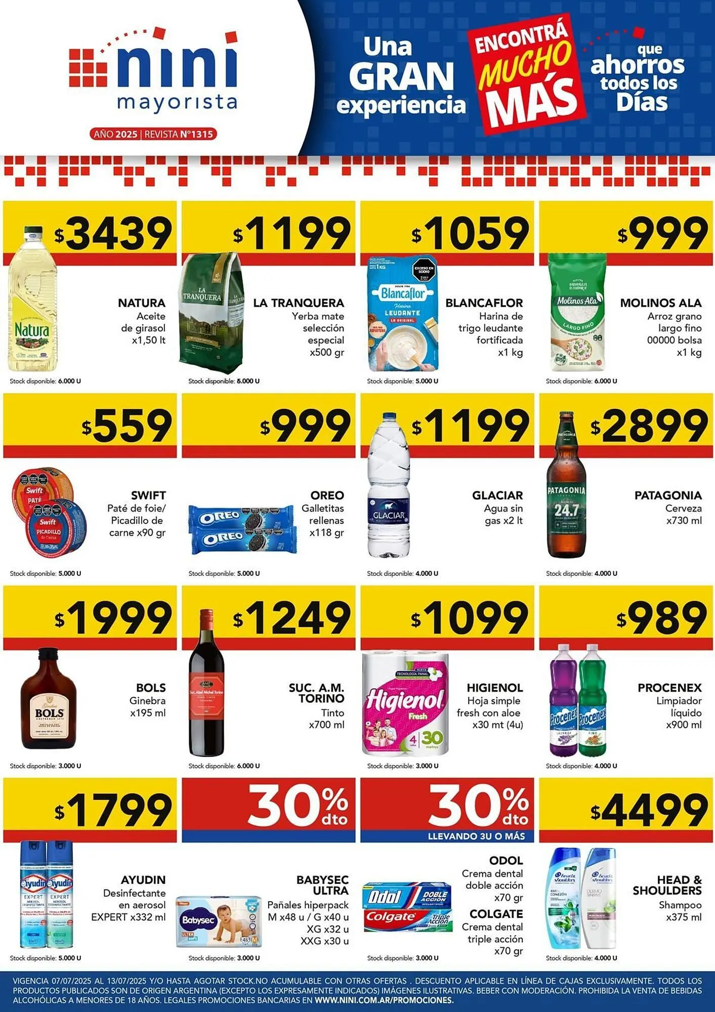Ofertas de Catálogo Nini Mayorista 7 de julio al 13 de julio 2025 - Página 1 del catálogo