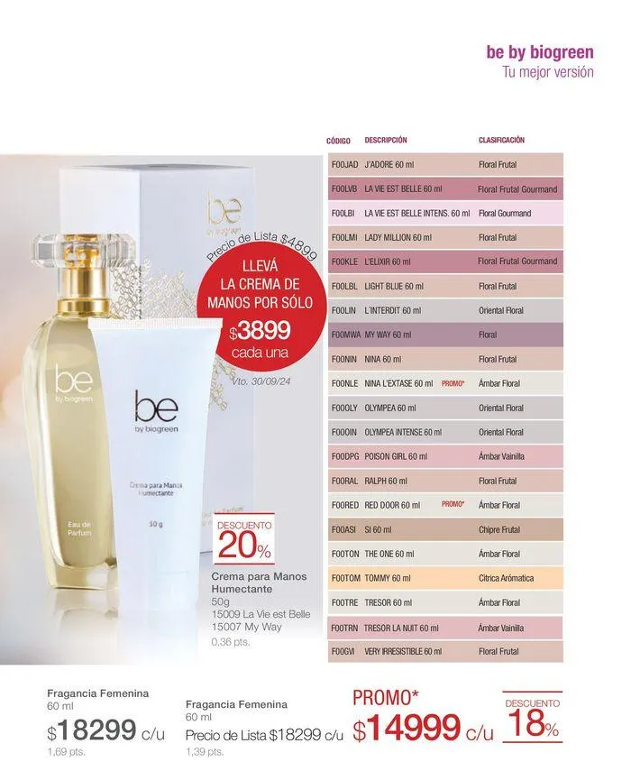 Ofertas de Catálogo Perfumes Biogreen Julio  23 de julio al 31 de julio 2024 - Página 53 del catálogo