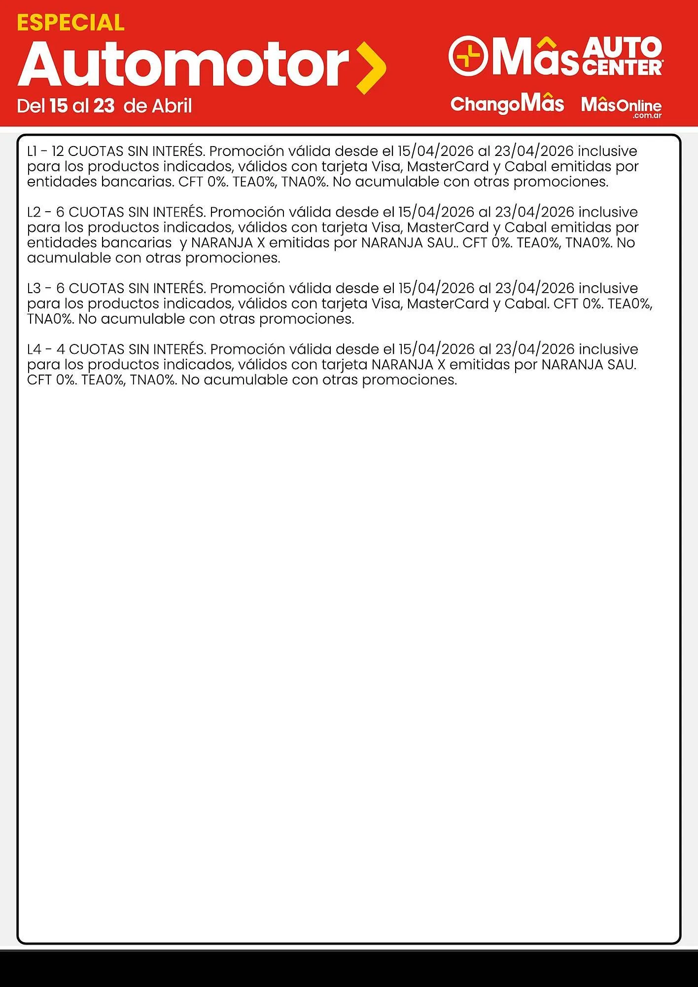 Ofertas de Catálogo Changomas 15 de abril al 23 de abril 2026 - Página 7 del catálogo