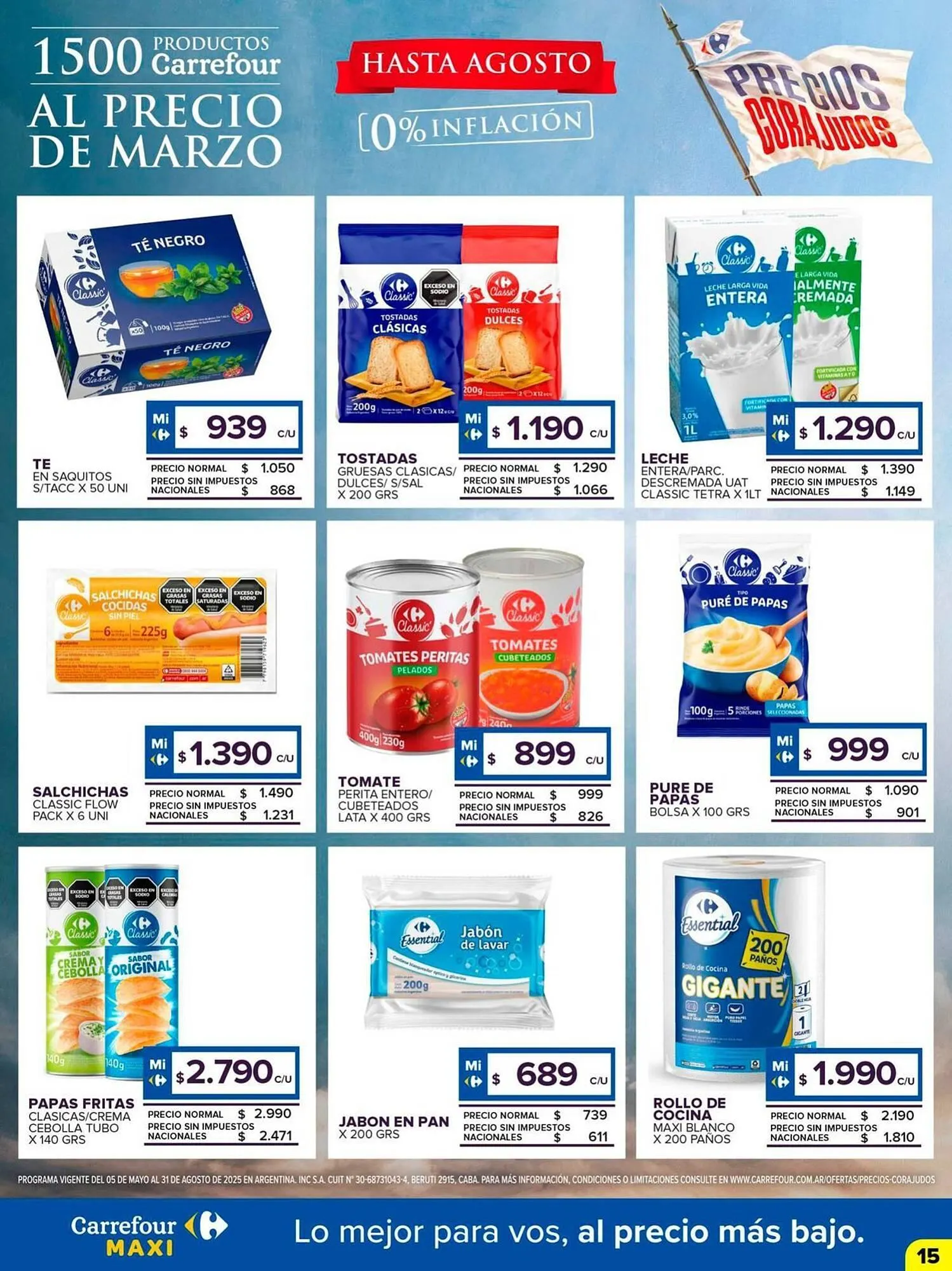 Ofertas de Catálogo Carrefour Maxi 28 de julio al 3 de agosto 2025 - Página 15 del catálogo