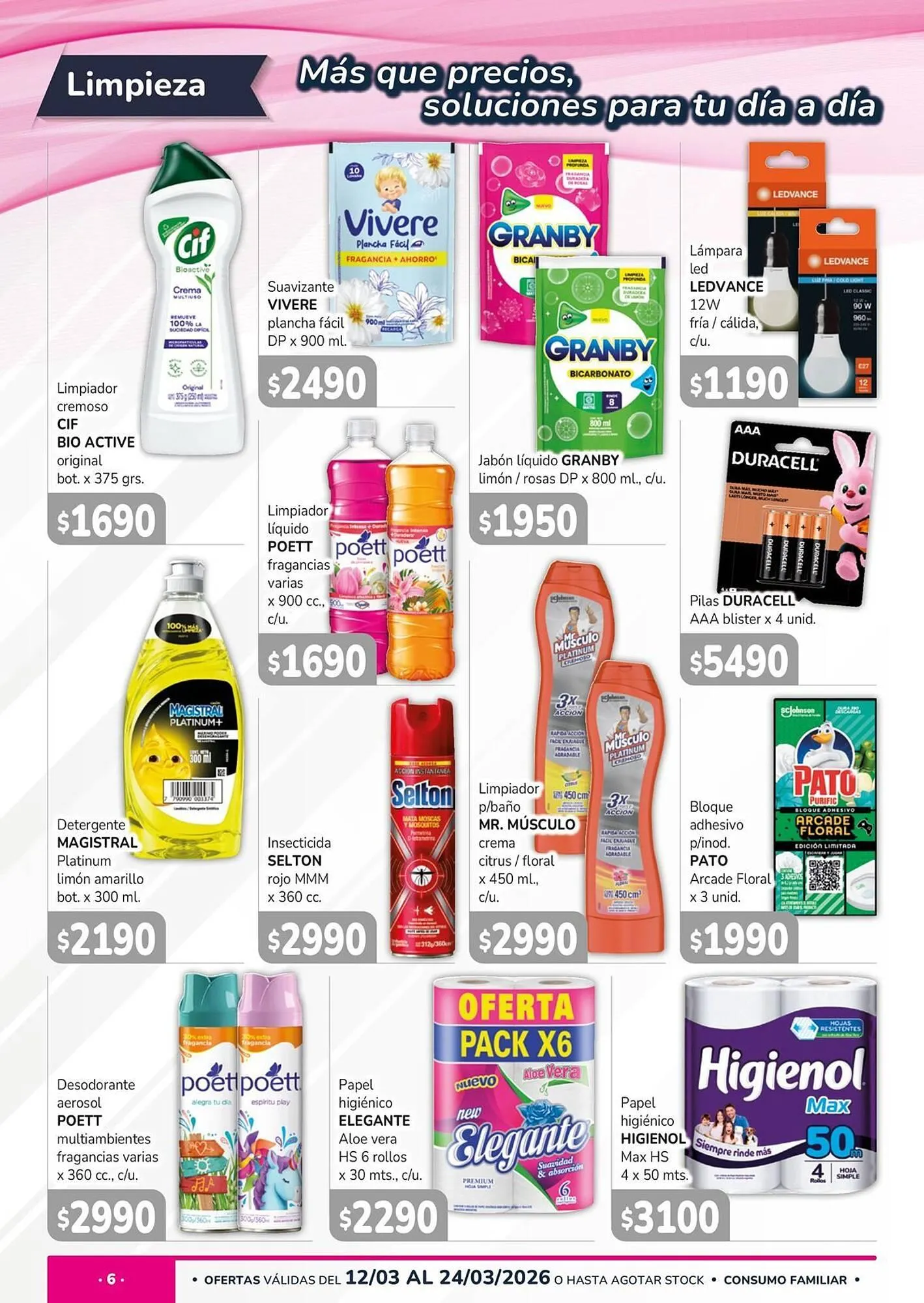 Ofertas de Catálogo Unico Supermercados 12 de marzo al 24 de marzo 2026 - Página 6 del catálogo