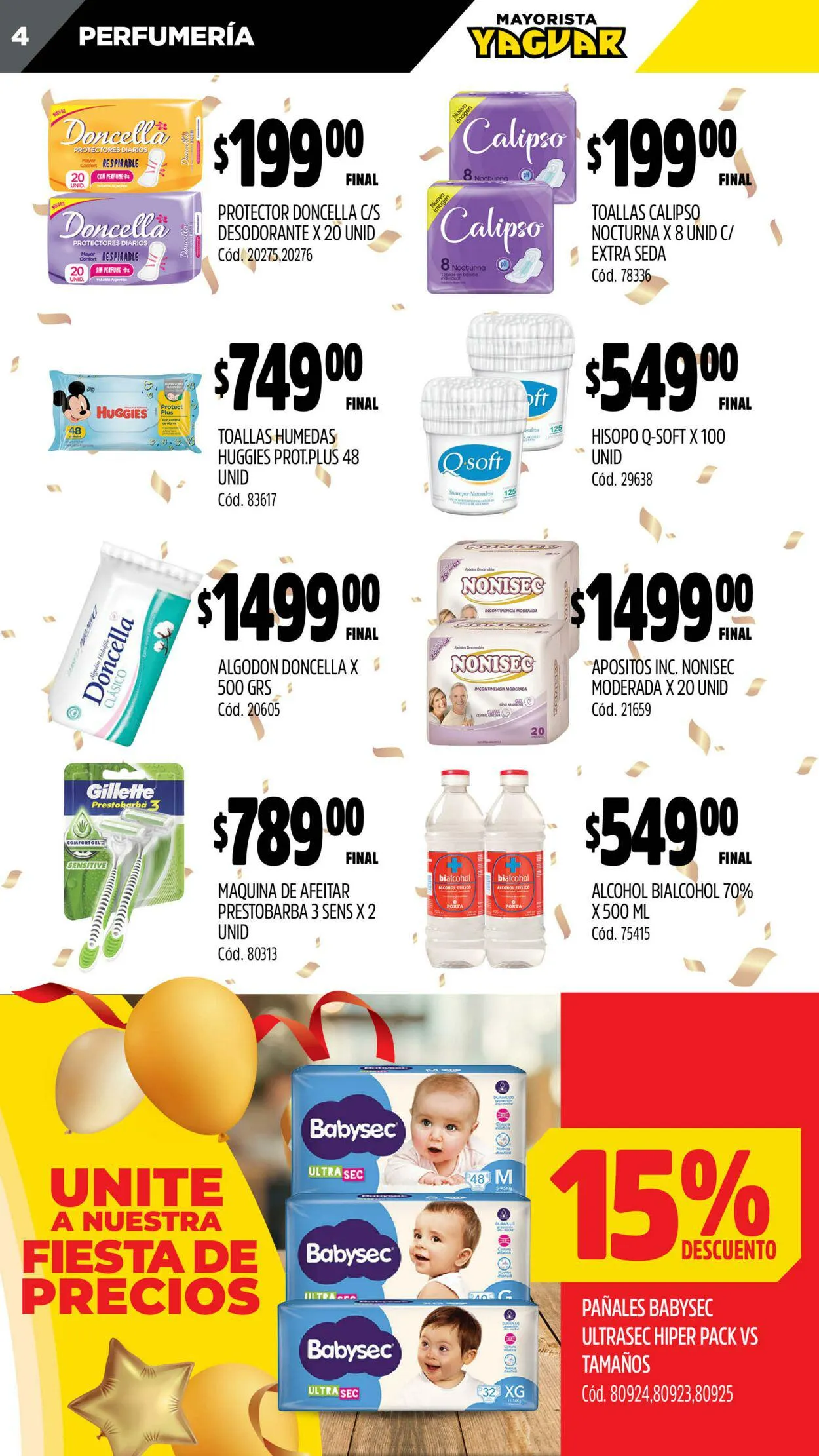 Ofertas de Yaguar - Campana 30 de octubre al 5 de noviembre 2023 - Página 4 del catálogo