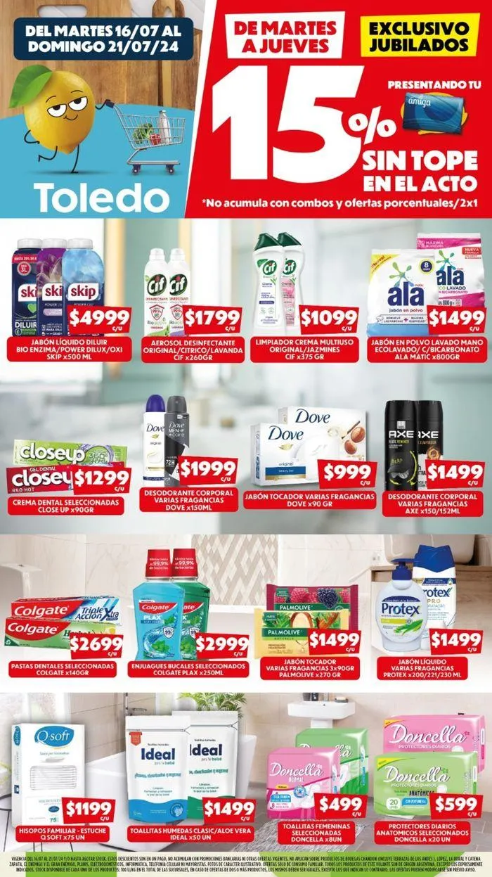 Ofertas de Catálogo Supermercados Toledo 16 de julio al 21 de julio 2024 - Página 5 del catálogo