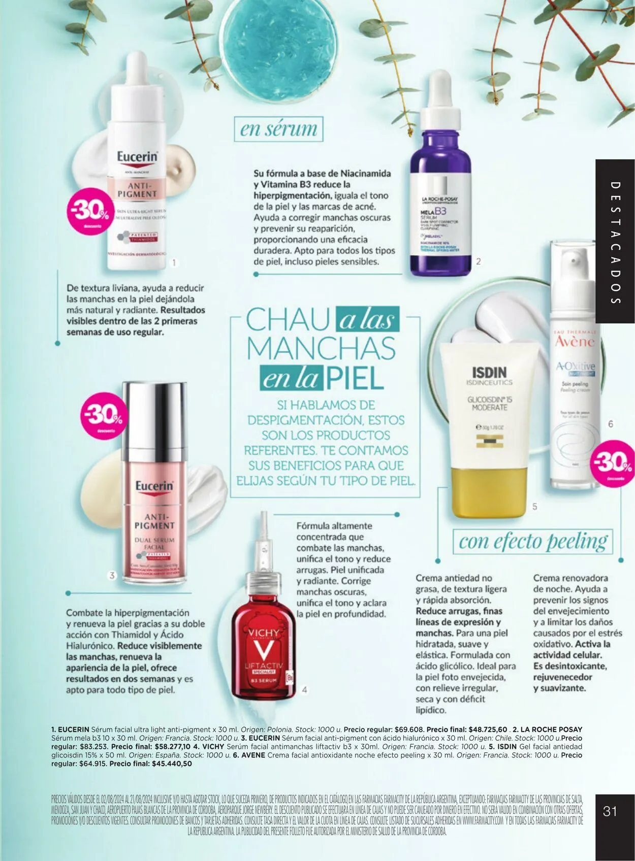 Ofertas de Farmacity 1 de agosto al 31 de agosto 2024 - Página 31 del catálogo