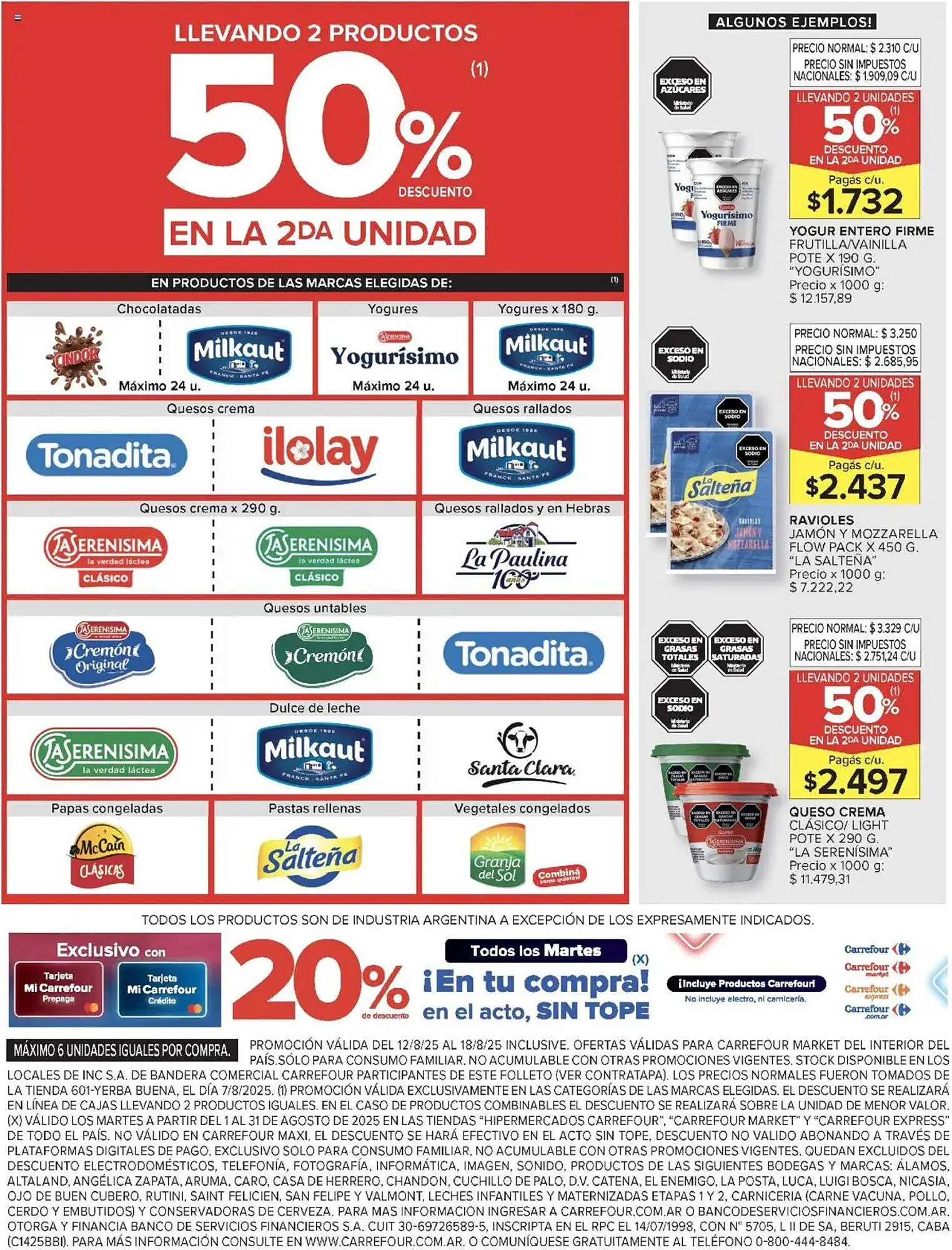 Ofertas de Catálogo Carrefour Market 12 de agosto al 19 de agosto 2025 - Página 4 del catálogo