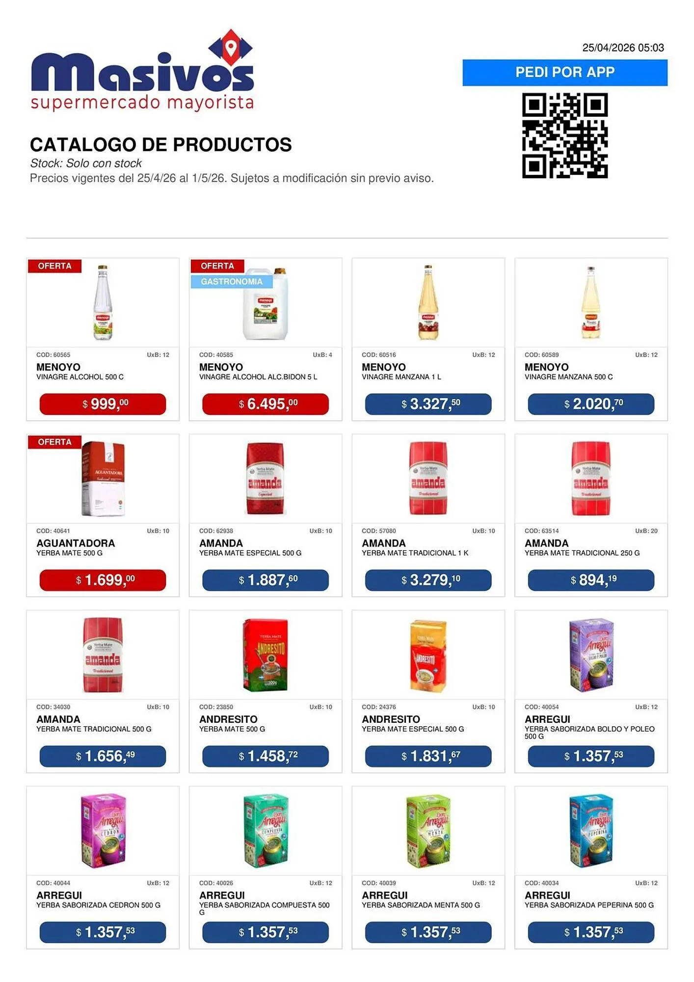 Ofertas de Catálogo Masivos 25 de abril al 1 de mayo 2026 - Página 46 del catálogo