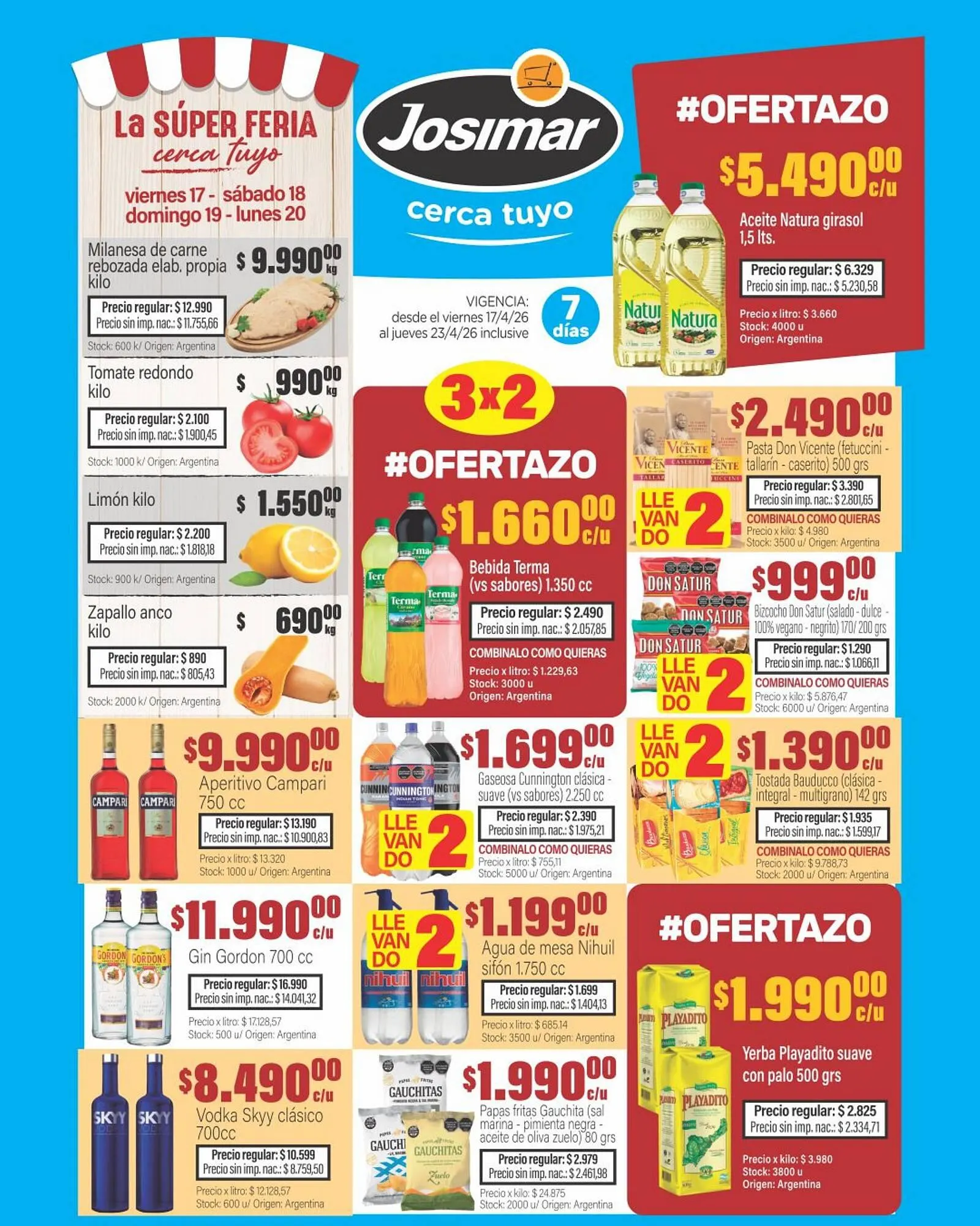 Ofertas de Catálogo Josimar 17 de abril al 23 de abril 2026 - Página 1 del catálogo