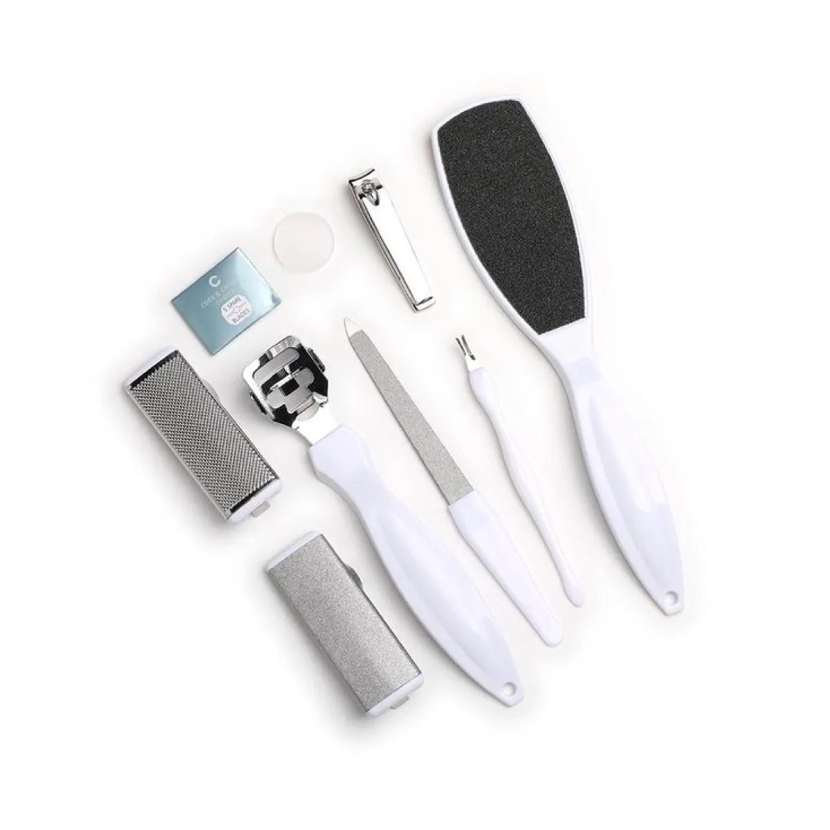 BASICARE SET DE PEDICURÍA PROFESIONAL DE 9 PIEZAS 1935