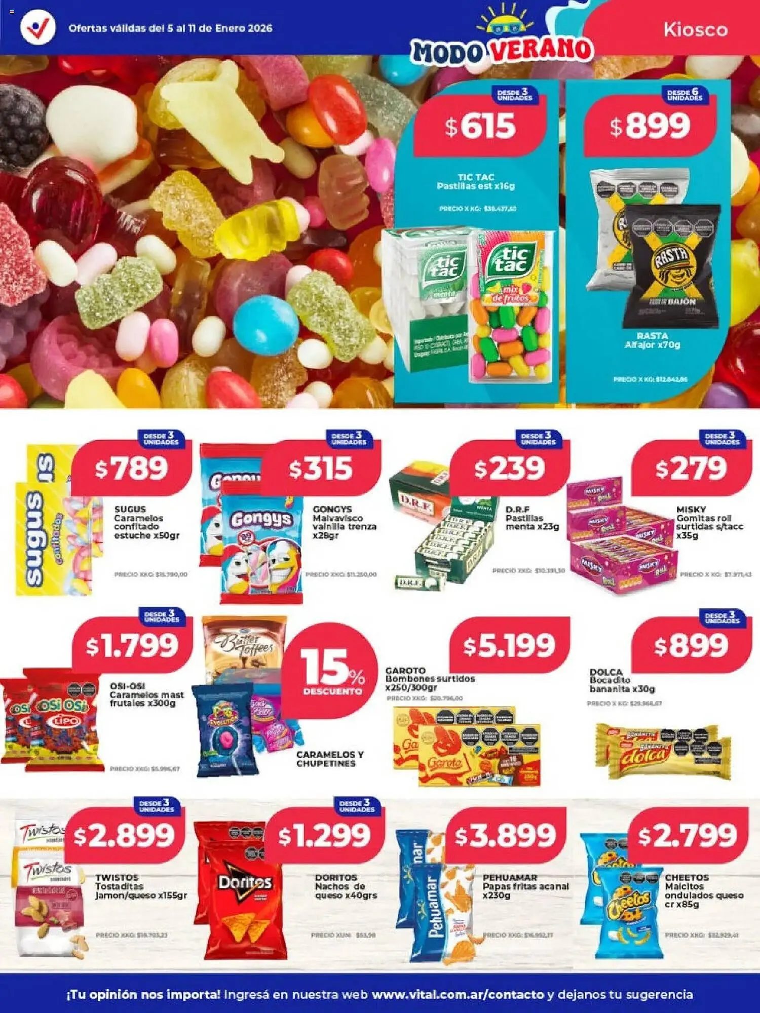 Ofertas de Catálogo Supermayorista Vital 5 de enero al 11 de enero 2026 - Página 14 del catálogo