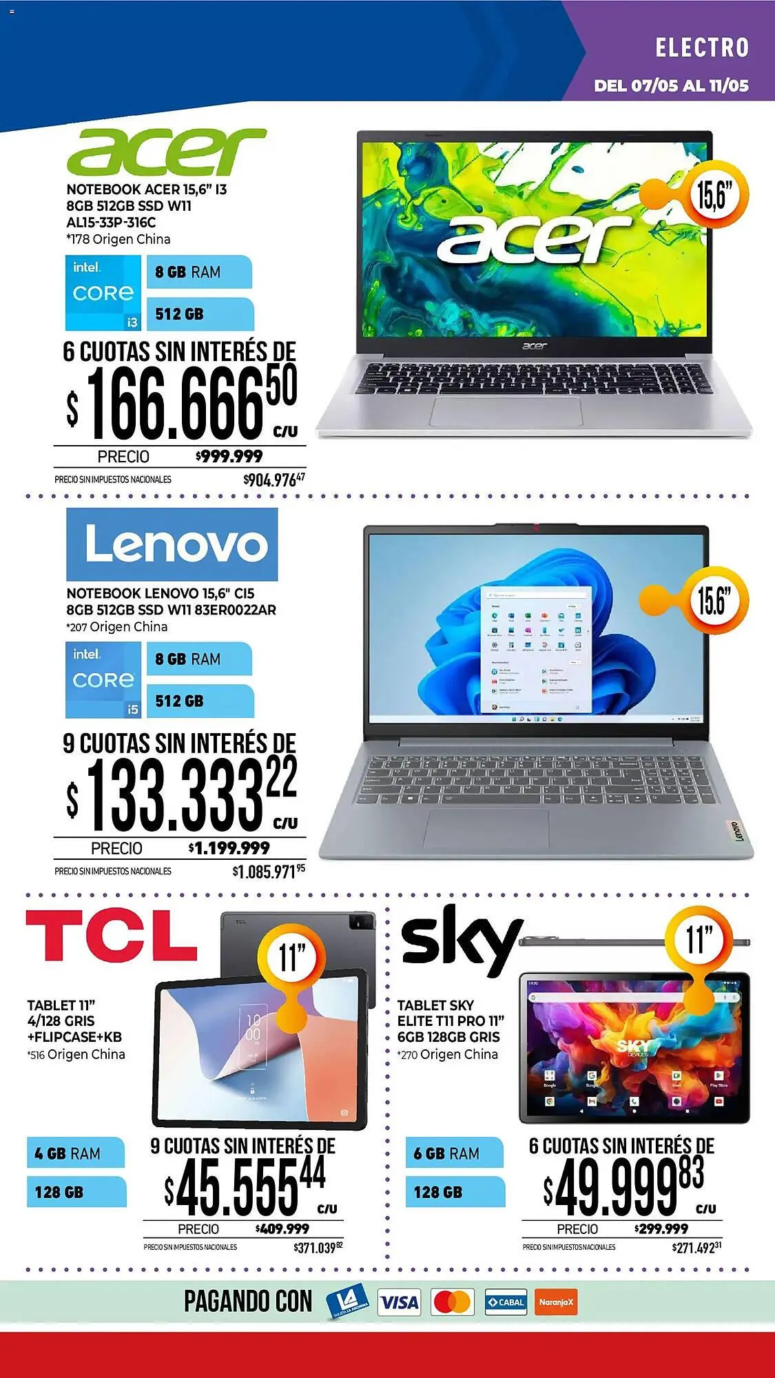Ofertas de Catálogo La Anonima 7 de mayo al 17 de mayo 2026 - Página 34 del catálogo