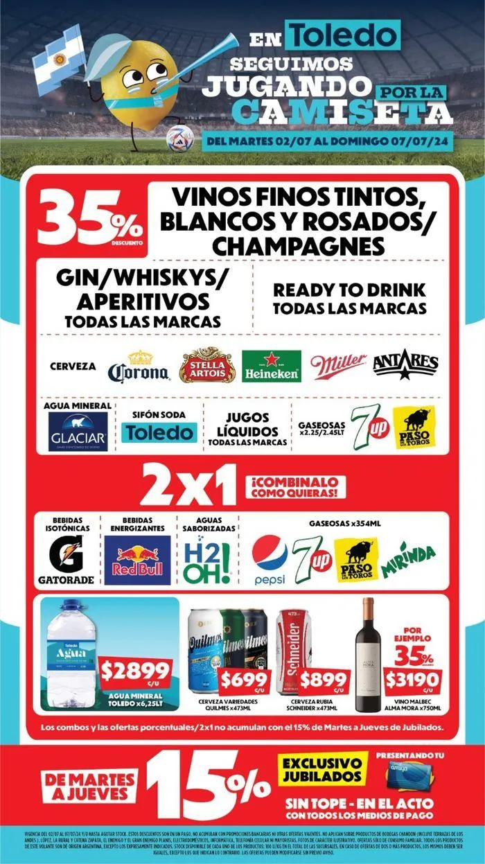 Ofertas de Catálogo Supermercados Toledo 2 de julio al 7 de julio 2024 - Página 8 del catálogo