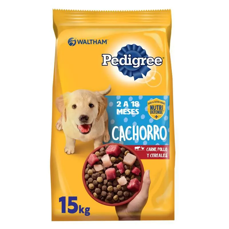 Alimento para Perro Cachorro Carne y Pollo Pedigree x 15 Kg.