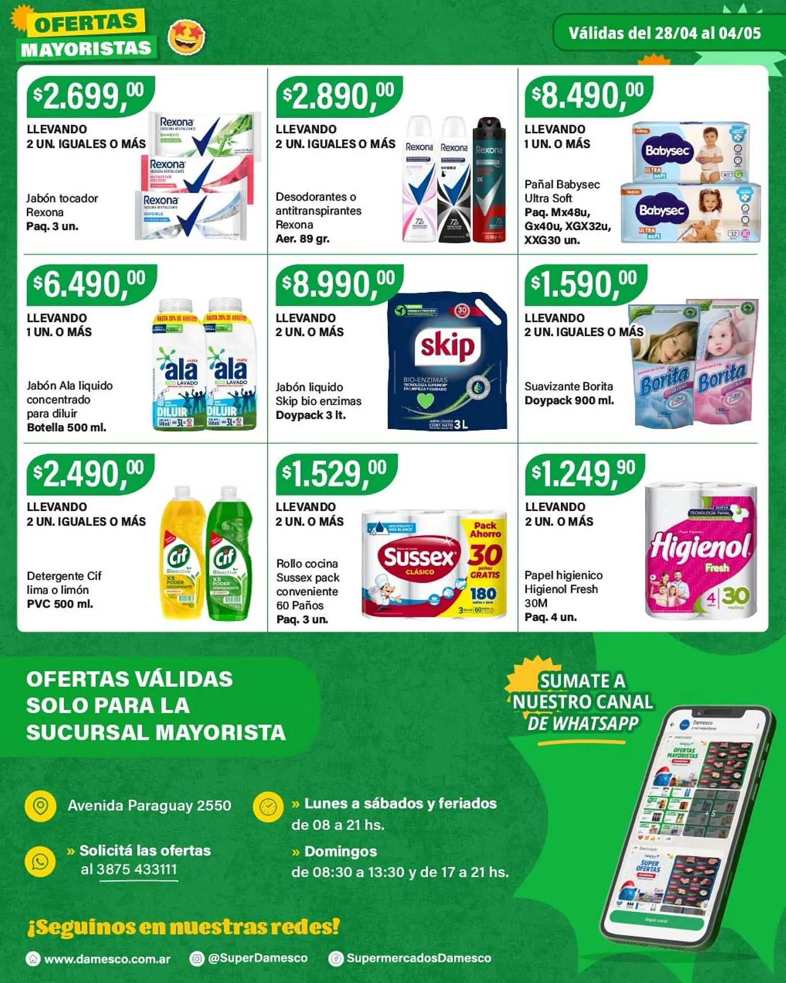 Ofertas de Catálogo Supermercados Damesco 28 de abril al 4 de mayo 2026 - Página 8 del catálogo