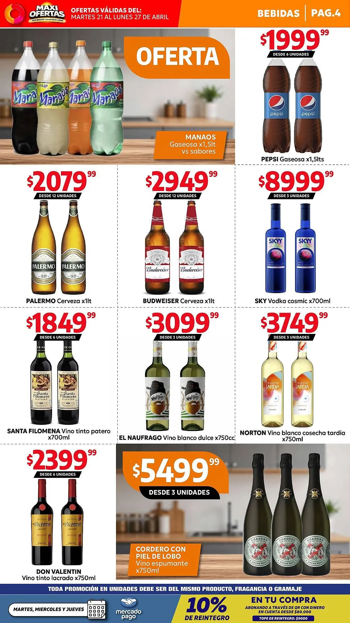 Ofertas de Catálogo Maxi Ofertas 24 de abril al 27 de abril 2026 - Página 4 del catálogo