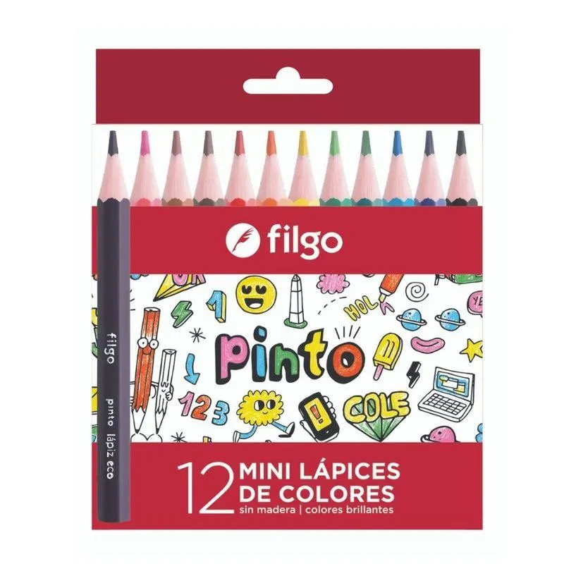 Lápices colores de resina PINTO MINI / surtido