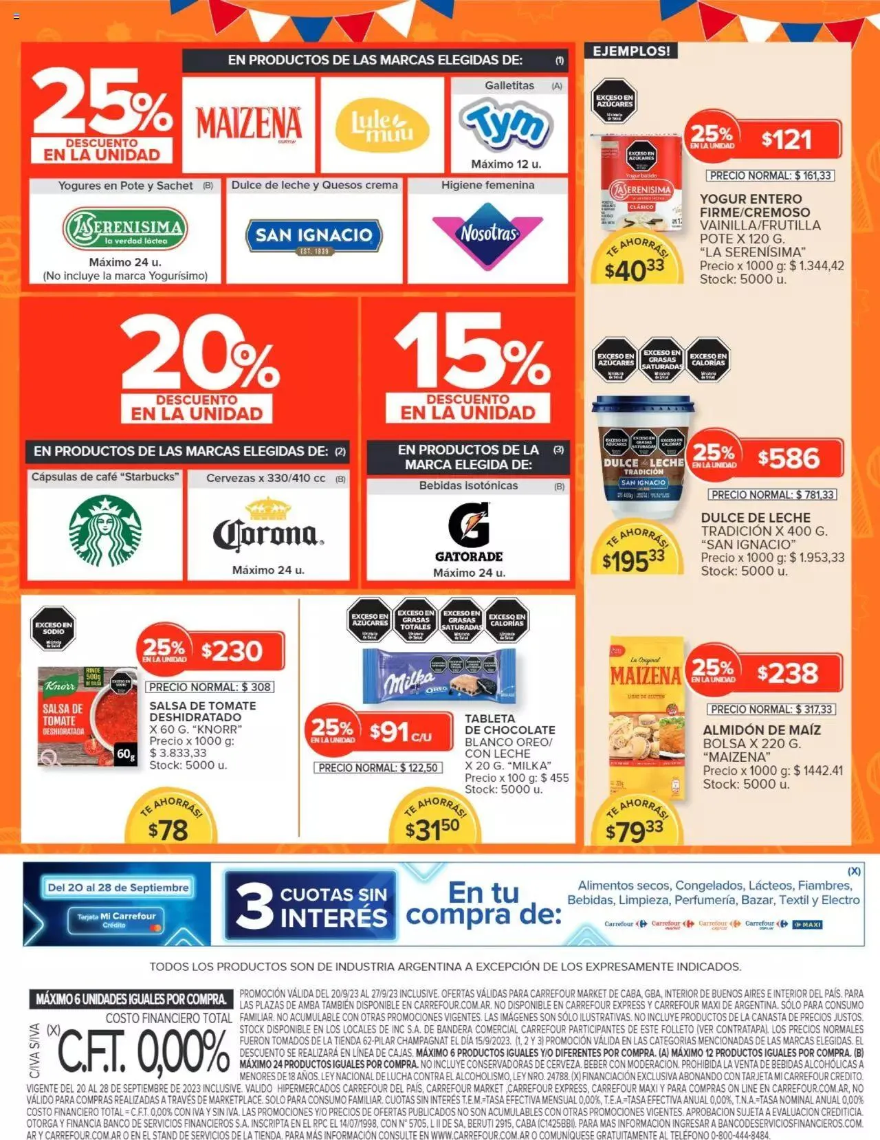 Ofertas de Carrefour Market catálogo 20 de septiembre al 27 de septiembre 2023 - Página 8 del catálogo