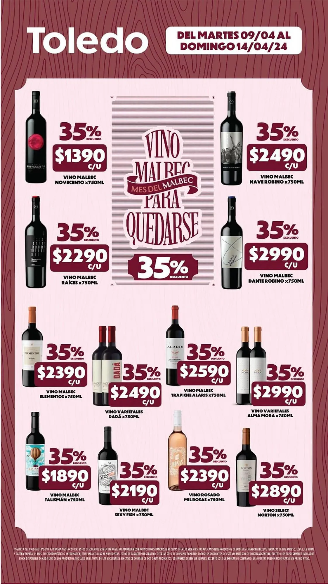 Ofertas de Catálogo Supermercados Toledo 9 de abril al 14 de abril 2024 - Página 7 del catálogo