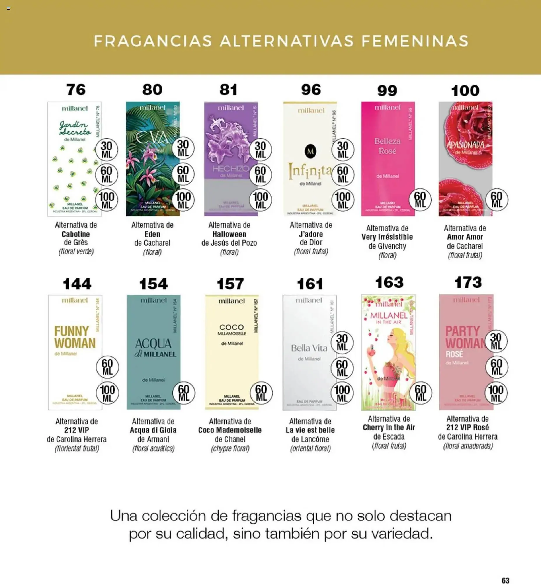 Ofertas de Catálogo Millanel Cosmética 2 de febrero al 2 de marzo 2026 - Página 63 del catálogo