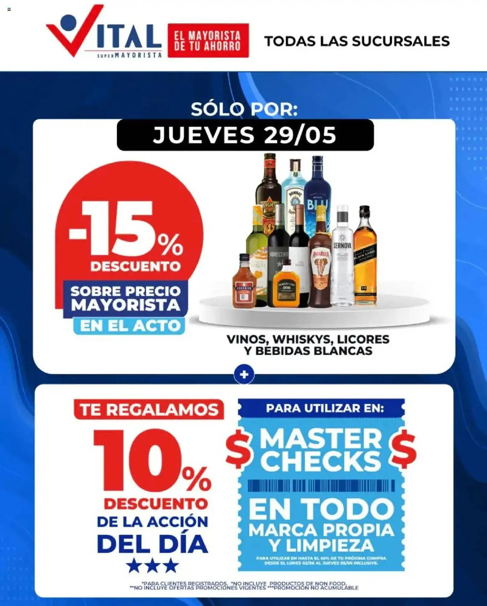 Ofertas de Catálogo Supermayorista Vital 29 de mayo al 29 de mayo 2025 - Página 1 del catálogo