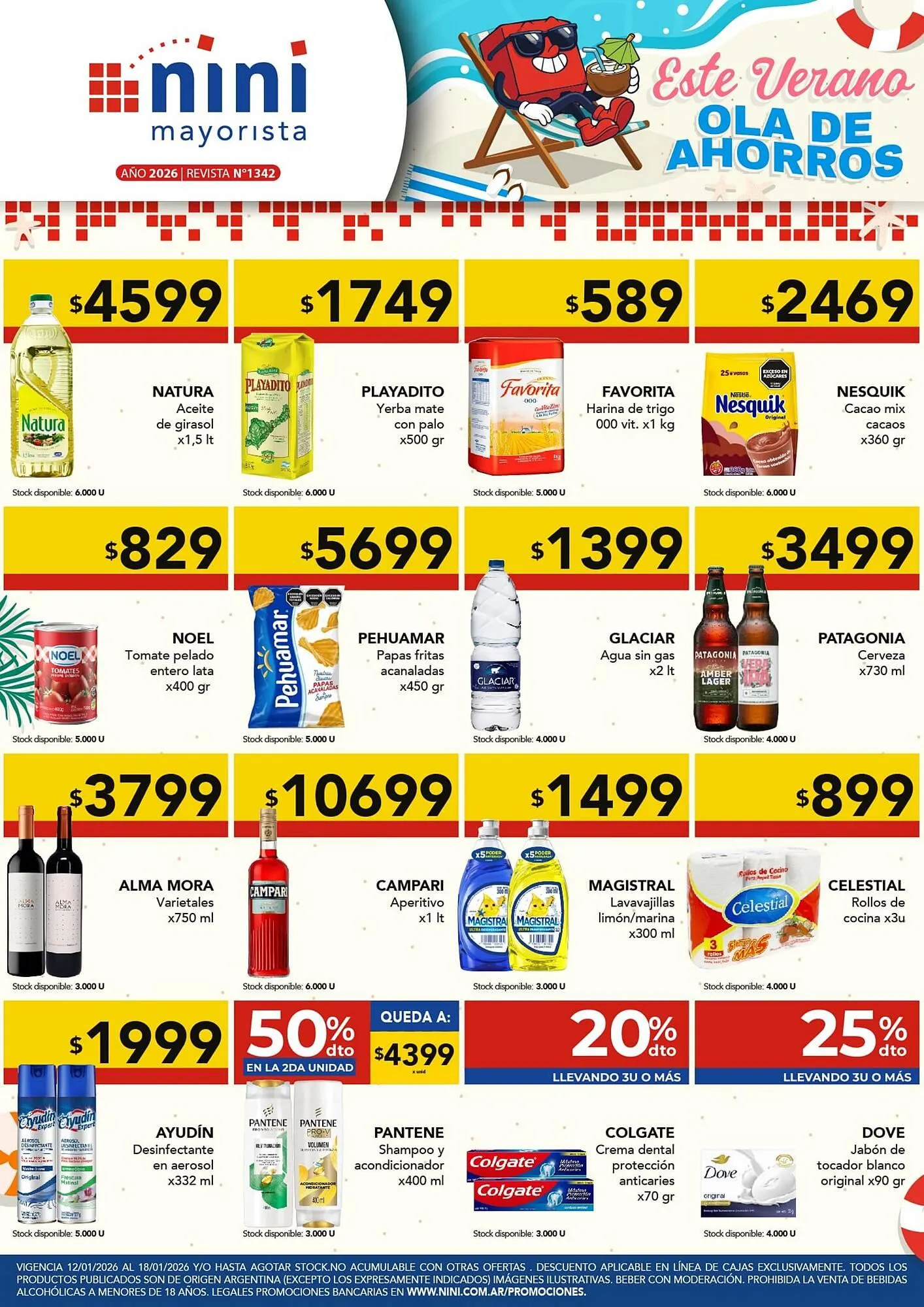 Ofertas de Catálogo Nini Mayorista 12 de enero al 18 de enero 2026 - Página 1 del catálogo