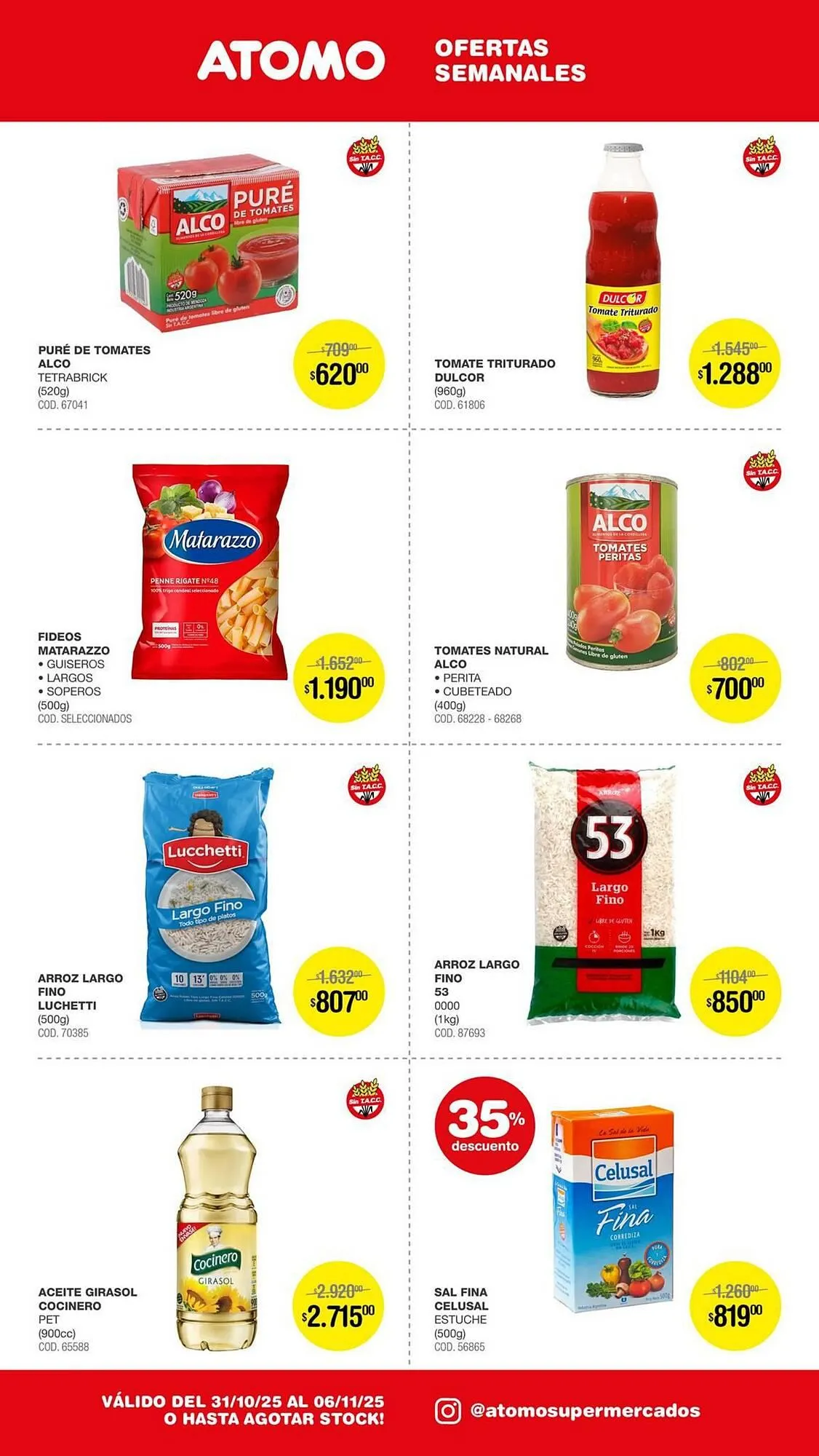 Ofertas de Catálogo Atomo Conviene 31 de octubre al 6 de noviembre 2025 - Página 14 del catálogo