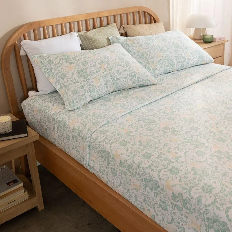 Juego de Sábanas Queen Size Extra Suave Morris Pájaro
