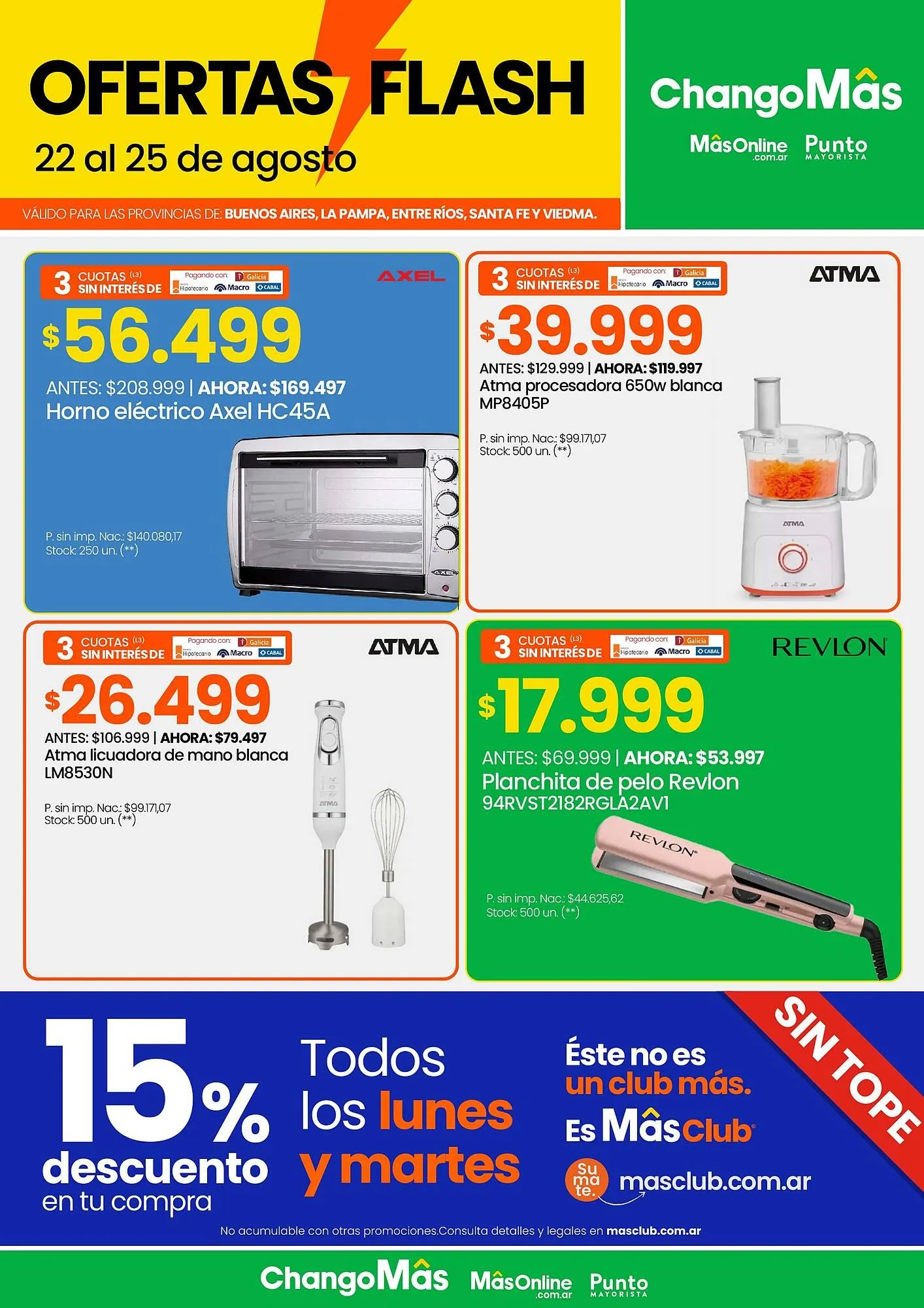 Ofertas de Catálogo Changomas 22 de agosto al 25 de agosto 2025 - Página 6 del catálogo
