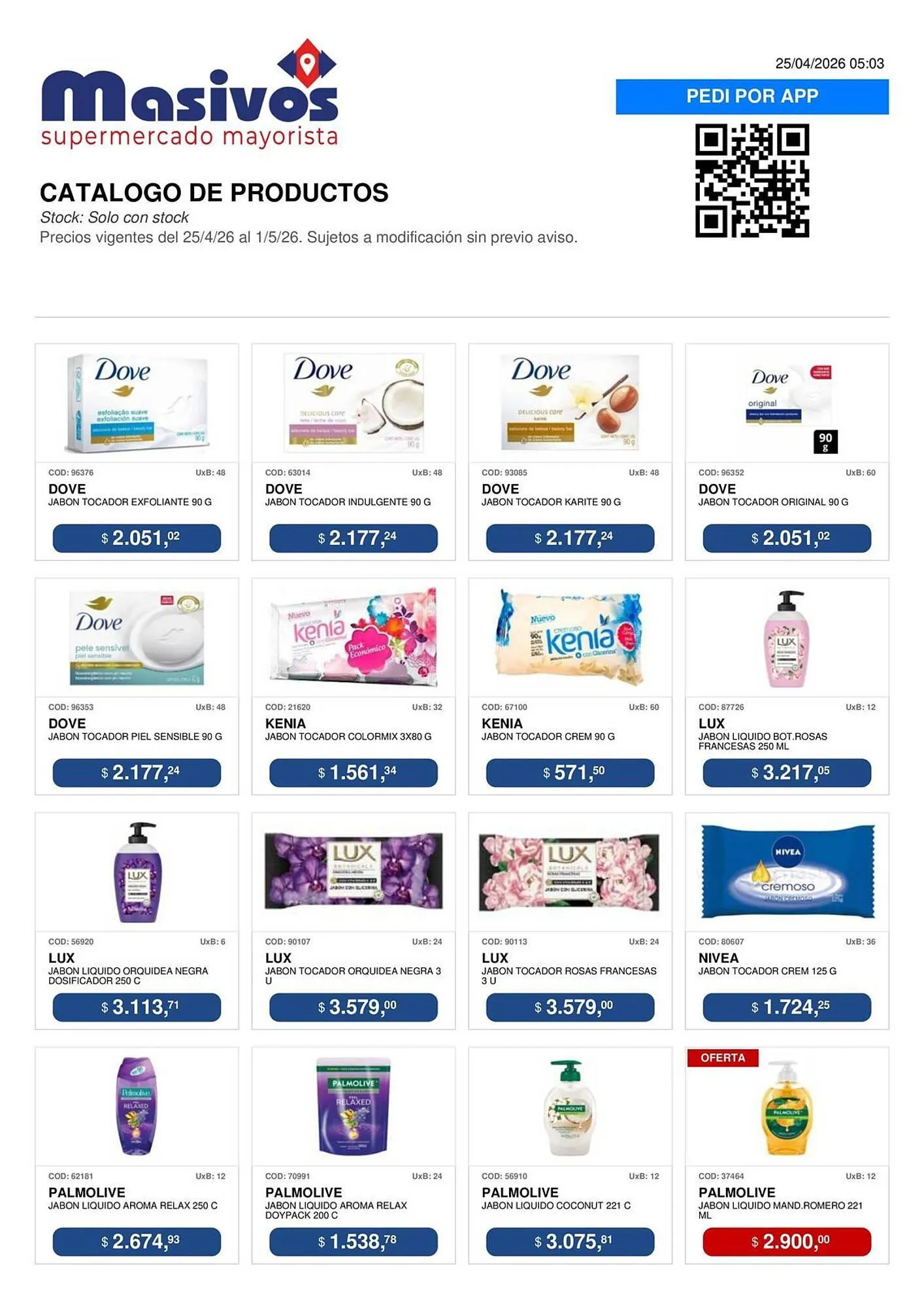 Ofertas de Catálogo Masivos 25 de abril al 1 de mayo 2026 - Página 113 del catálogo