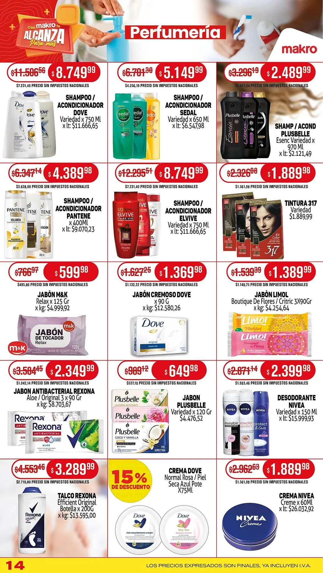 Ofertas de Catálogo Makro 18 de septiembre al 25 de septiembre 2025 - Página 14 del catálogo