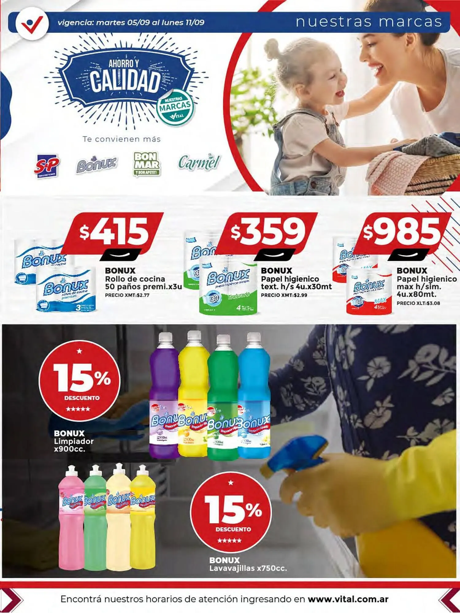 Ofertas de Catálogo Supermayorista Vital 6 de septiembre al 11 de septiembre 2023 - Página 18 del catálogo