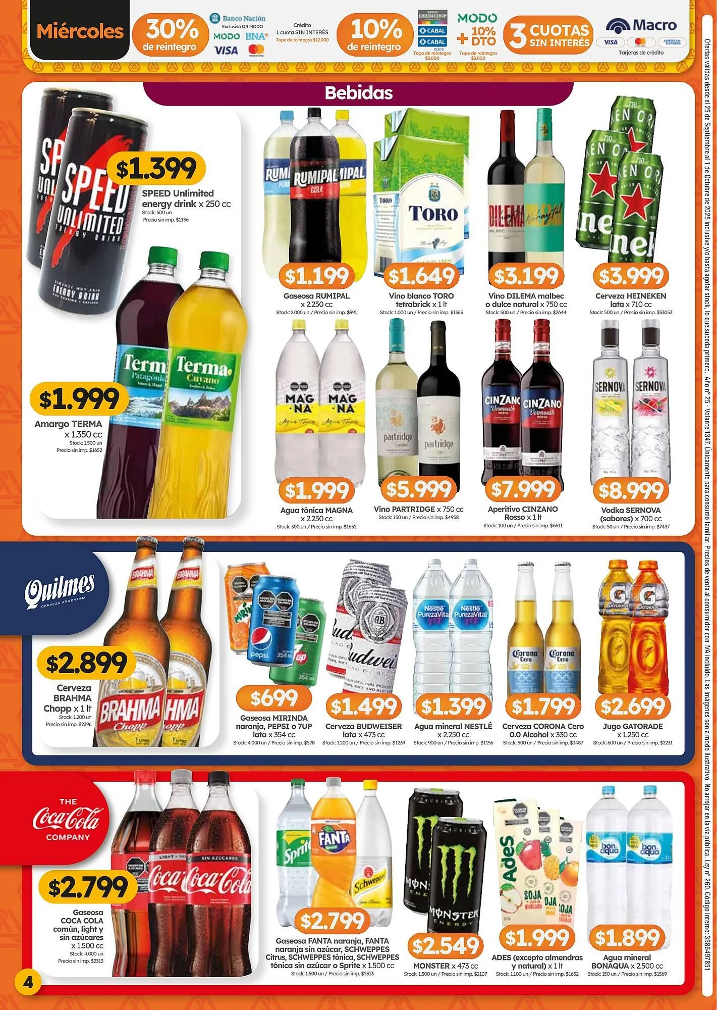 Ofertas de Folleto Cordiez 25 de septiembre al 1 de octubre 2025 - Página 4 del catálogo