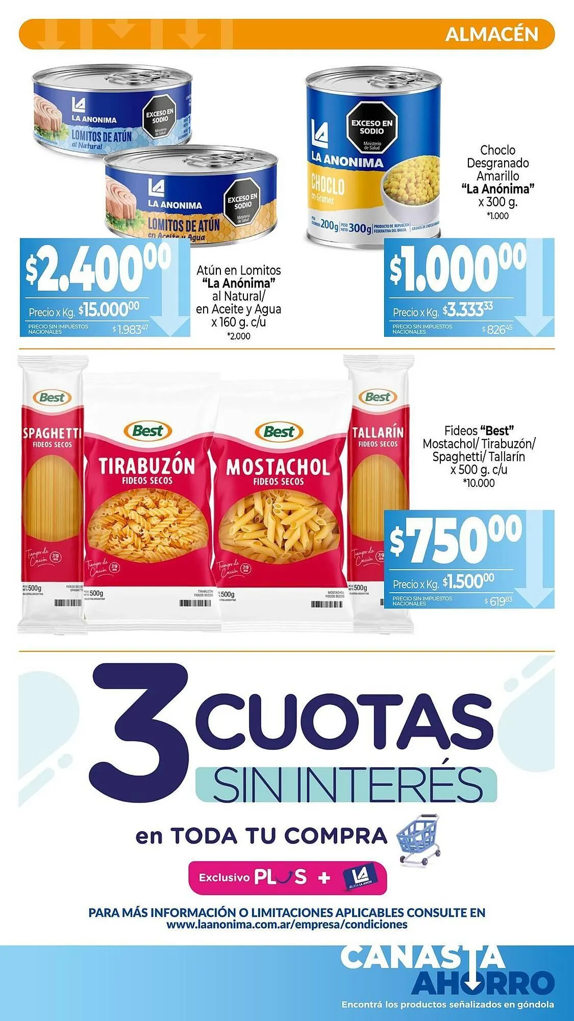 Ofertas de Catálogo La Anonima 3 de marzo al 26 de marzo 2026 - Página 3 del catálogo