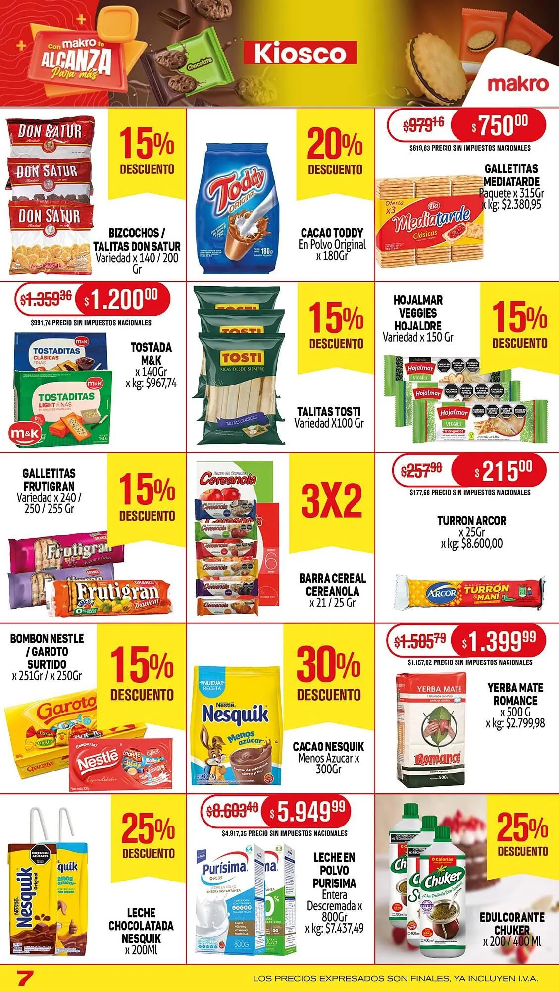 Ofertas de Catálogo Makro 17 de julio al 24 de julio 2025 - Página 7 del catálogo