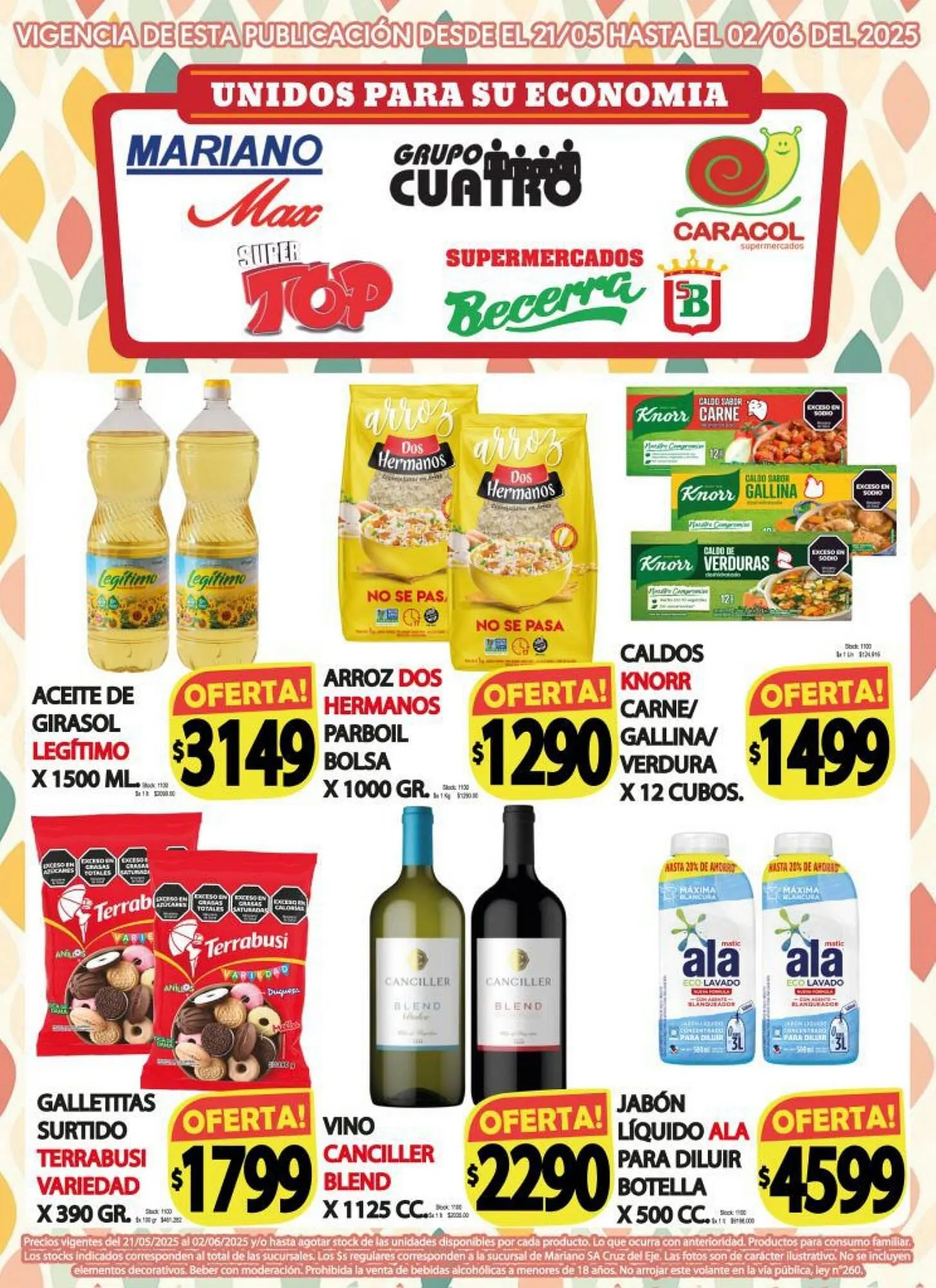 Ofertas de Catálogo Supermercados Caracol 20 de mayo al 2 de junio 2025 - Página 1 del catálogo