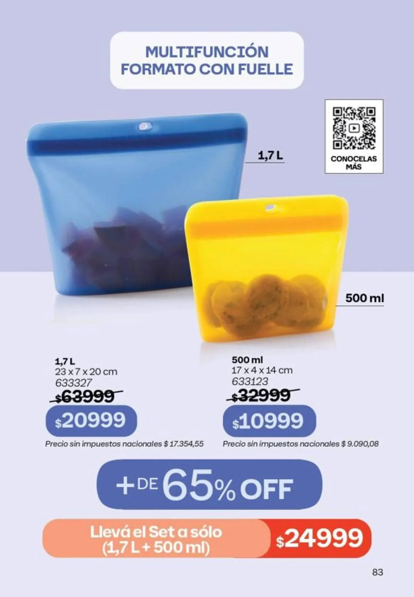 Ofertas de Folleto Tupperware 1 de octubre al 31 de octubre 2025 - Página 84 del catálogo