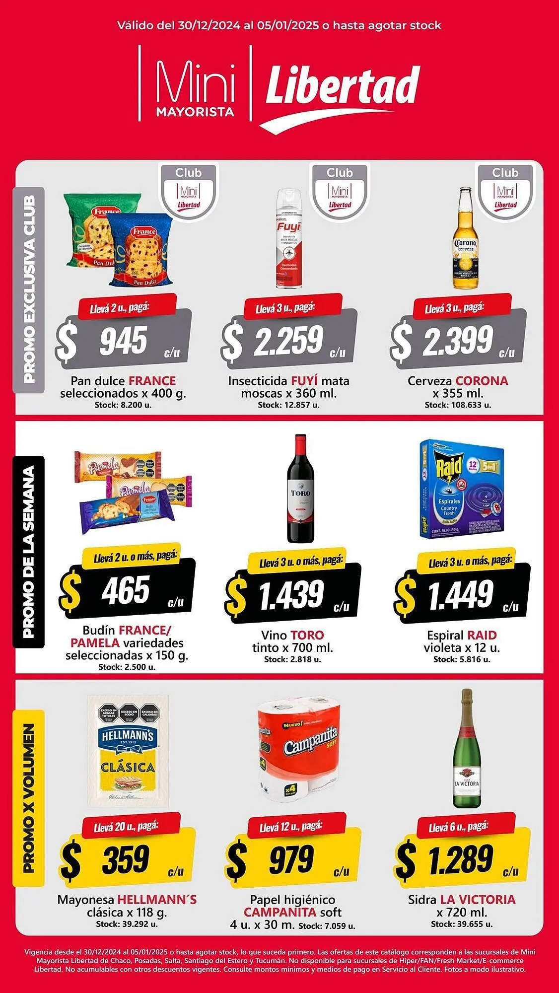 Ofertas de Catálogo Hipermercado Libertad 30 de diciembre al 13 de enero 2025 - Página 1 del catálogo