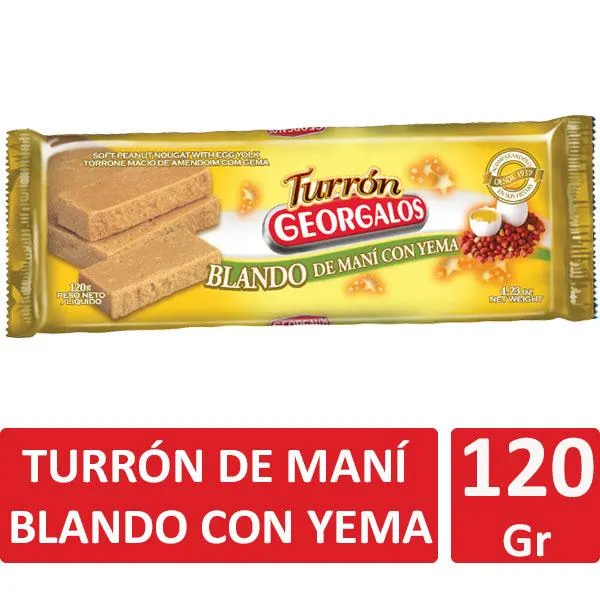 GEORGALOS TURRON YEMA X120G