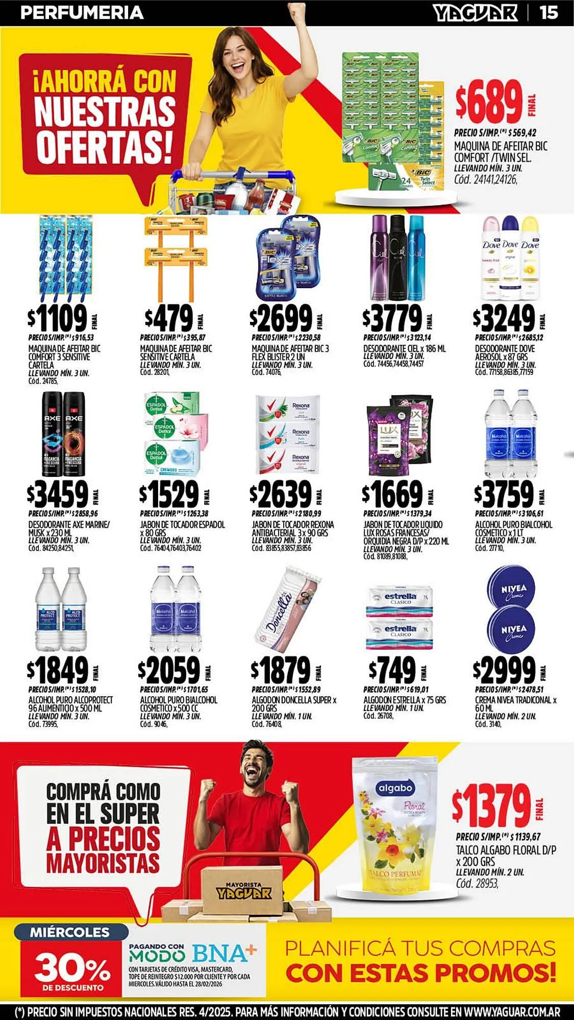 Ofertas de Catálogo Supermercados Yaguar 23 de febrero al 1 de marzo 2026 - Página 15 del catálogo