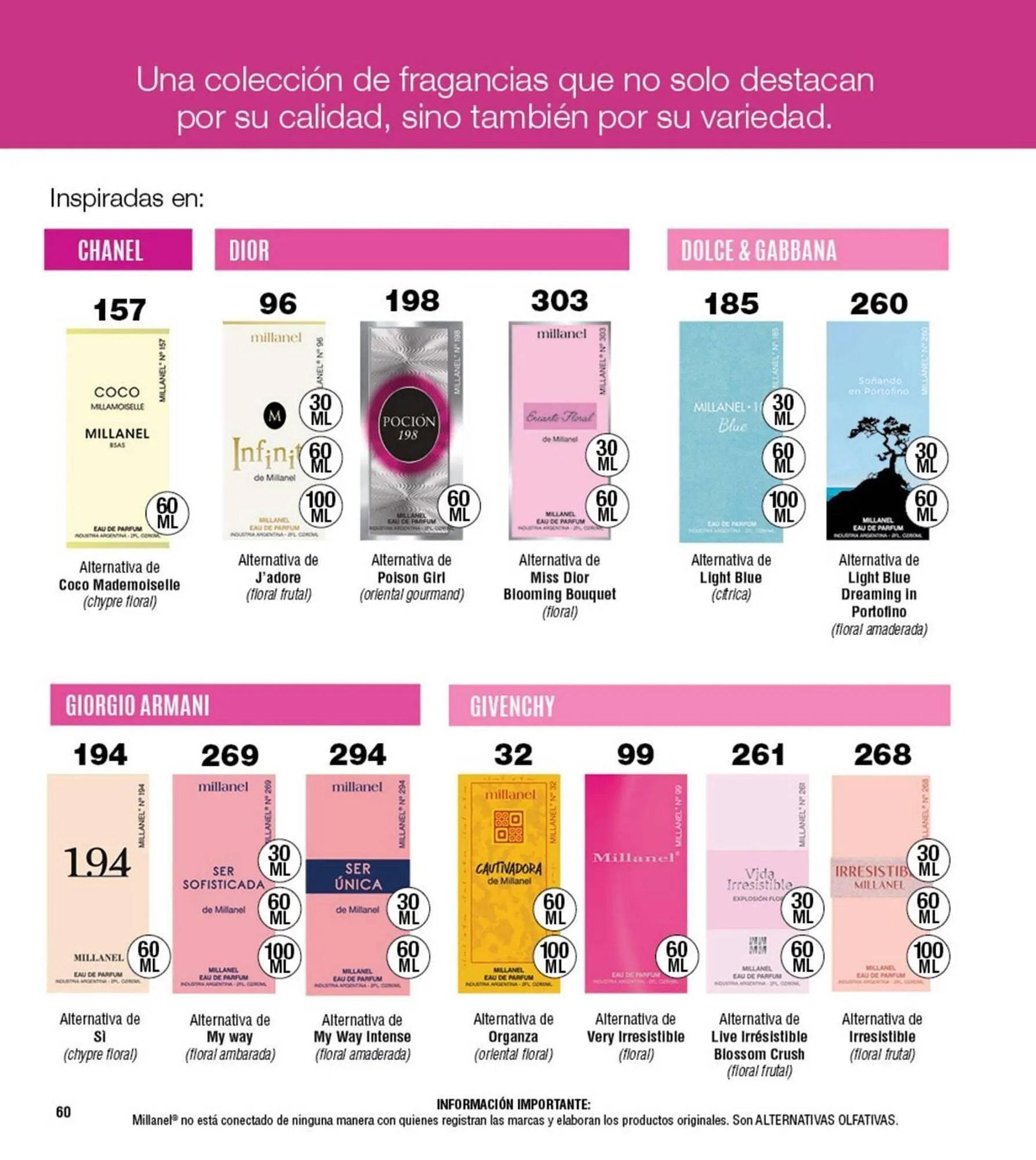 Ofertas de Catálogo Millanel Cosmética 27 de febrero al 31 de marzo 2025 - Página 60 del catálogo