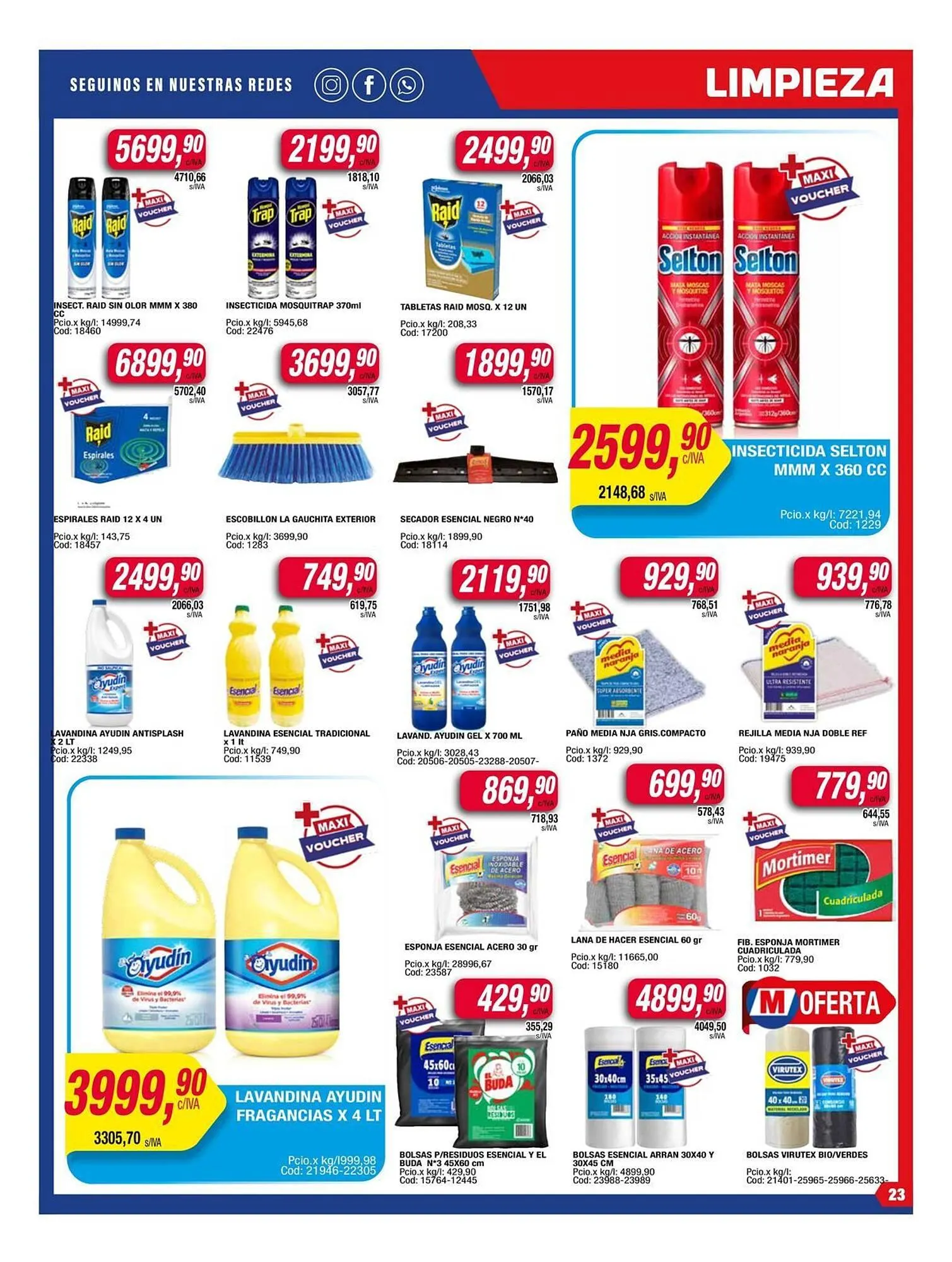 Ofertas de Catálogo Maxiconsumo 18 de agosto al 24 de agosto 2025 - Página 23 del catálogo