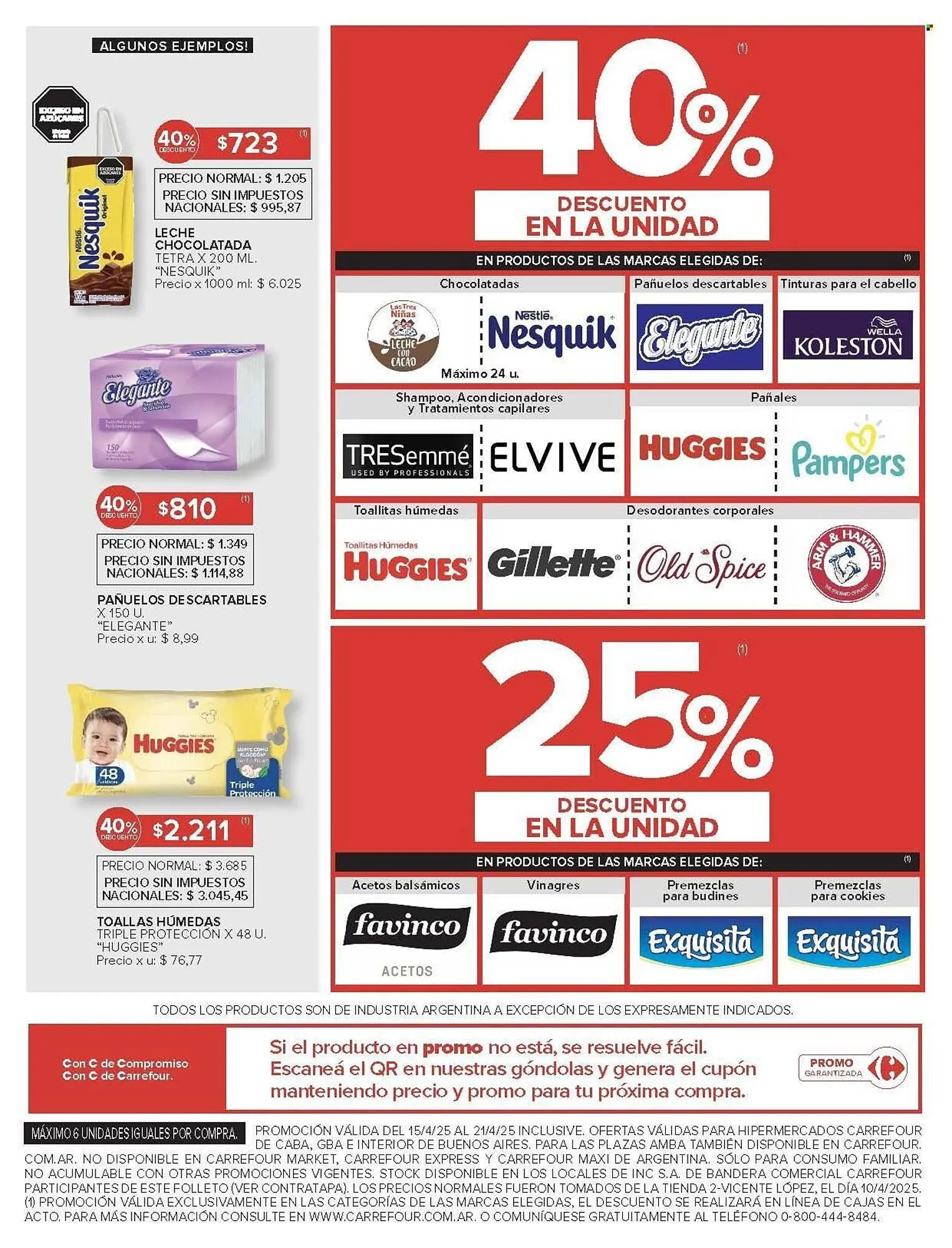 Ofertas de Catálogo Carrefour 15 de abril al 21 de abril 2025 - Página 8 del catálogo
