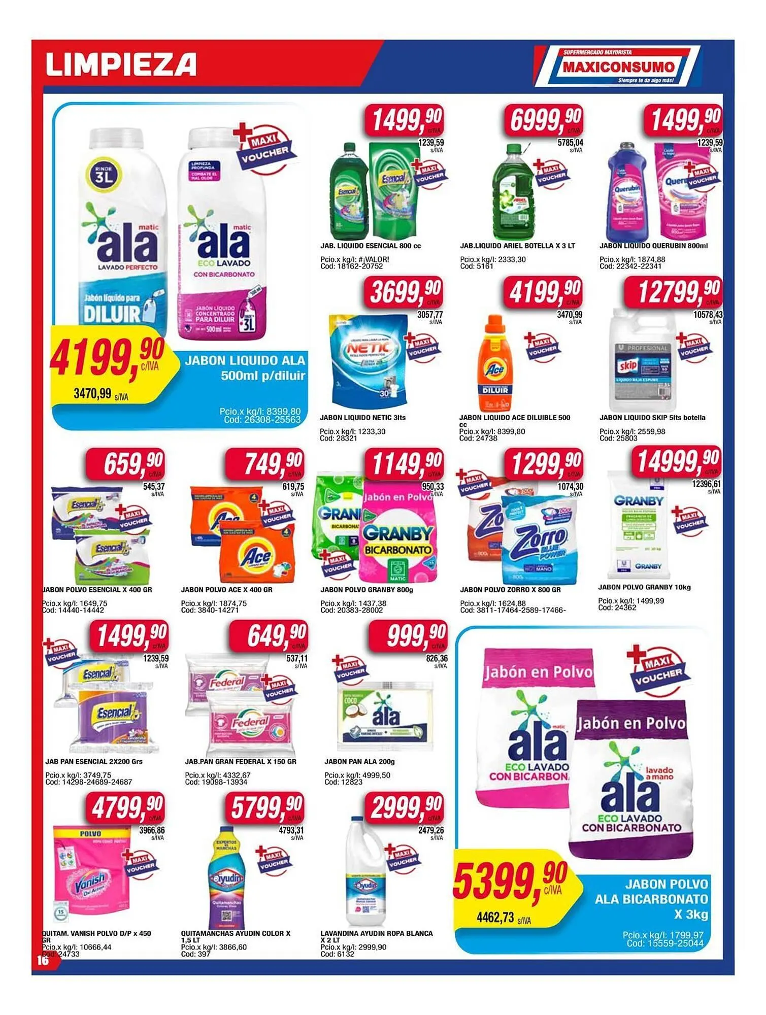 Ofertas de Catálogo Maxiconsumo 3 de junio al 8 de junio 2025 - Página 16 del catálogo
