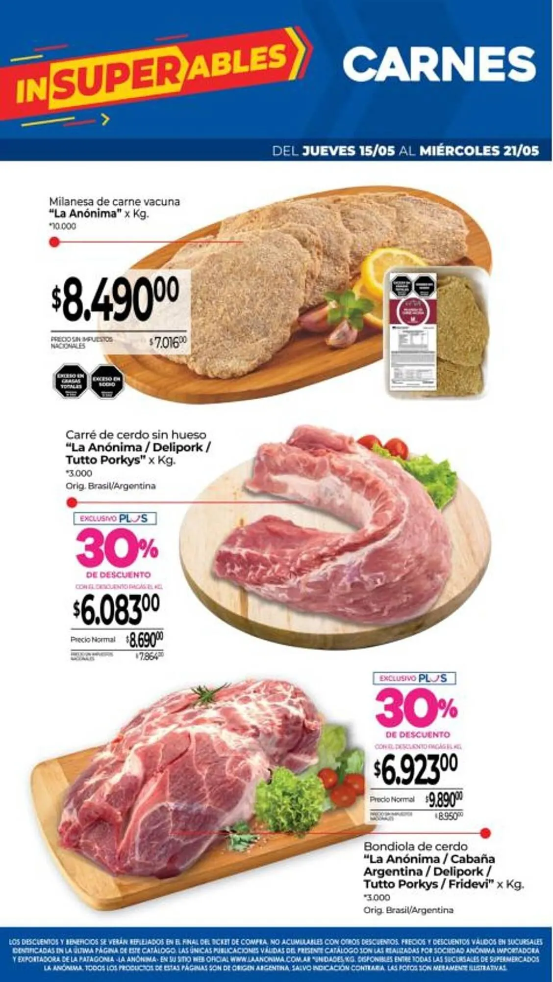 Ofertas de Catálogo La Anonima 15 de mayo al 21 de mayo 2025 - Página 3 del catálogo