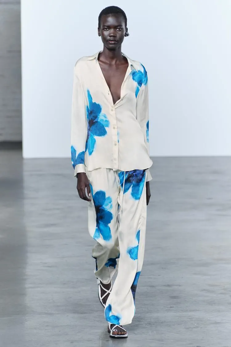 PANTALÓN PIJAMERO ESTAMPADO ZW COLLECTION