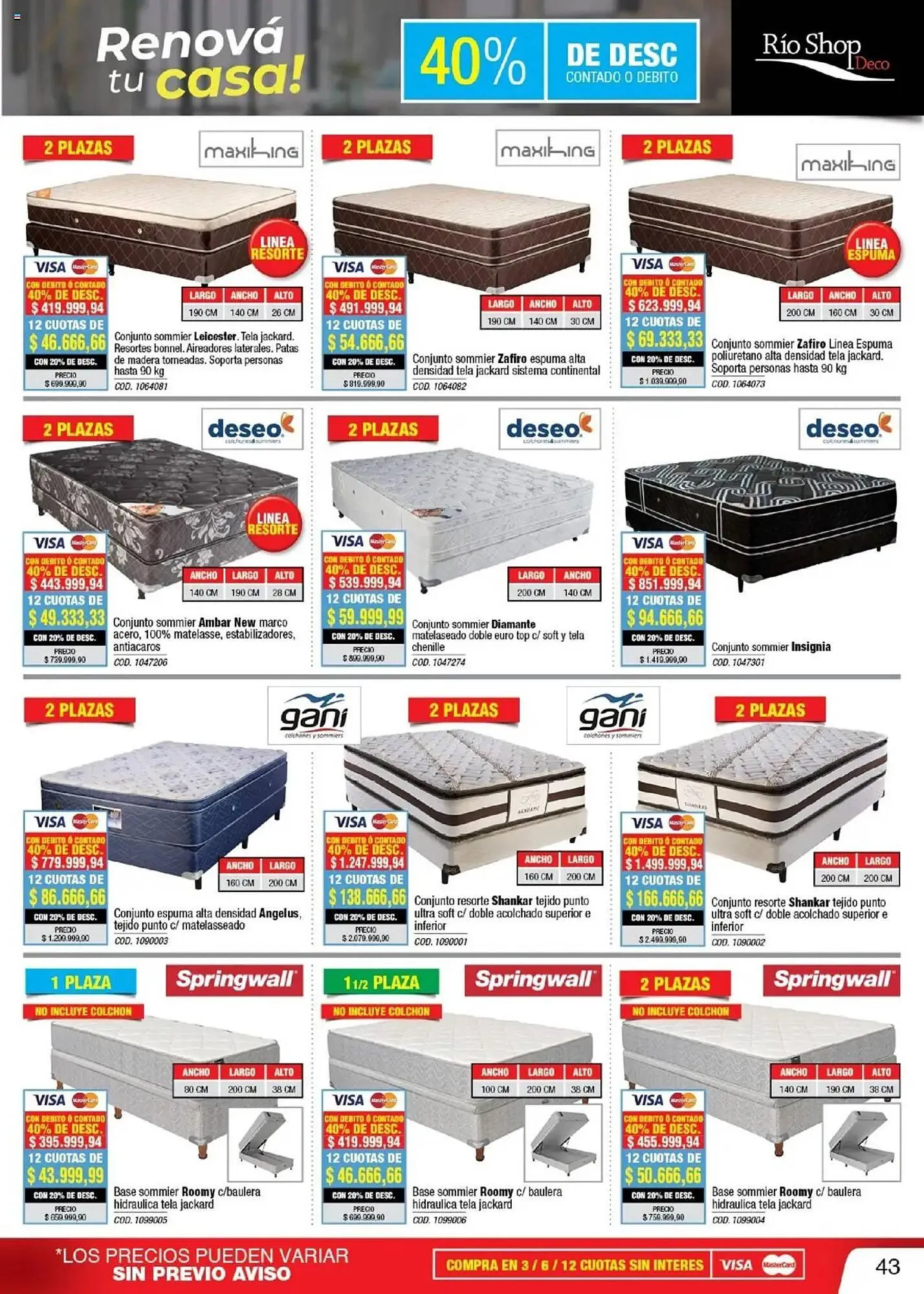 Ofertas de Catálogo Rio Shop Deco 20 de marzo al 30 de abril 2025 - Página 43 del catálogo