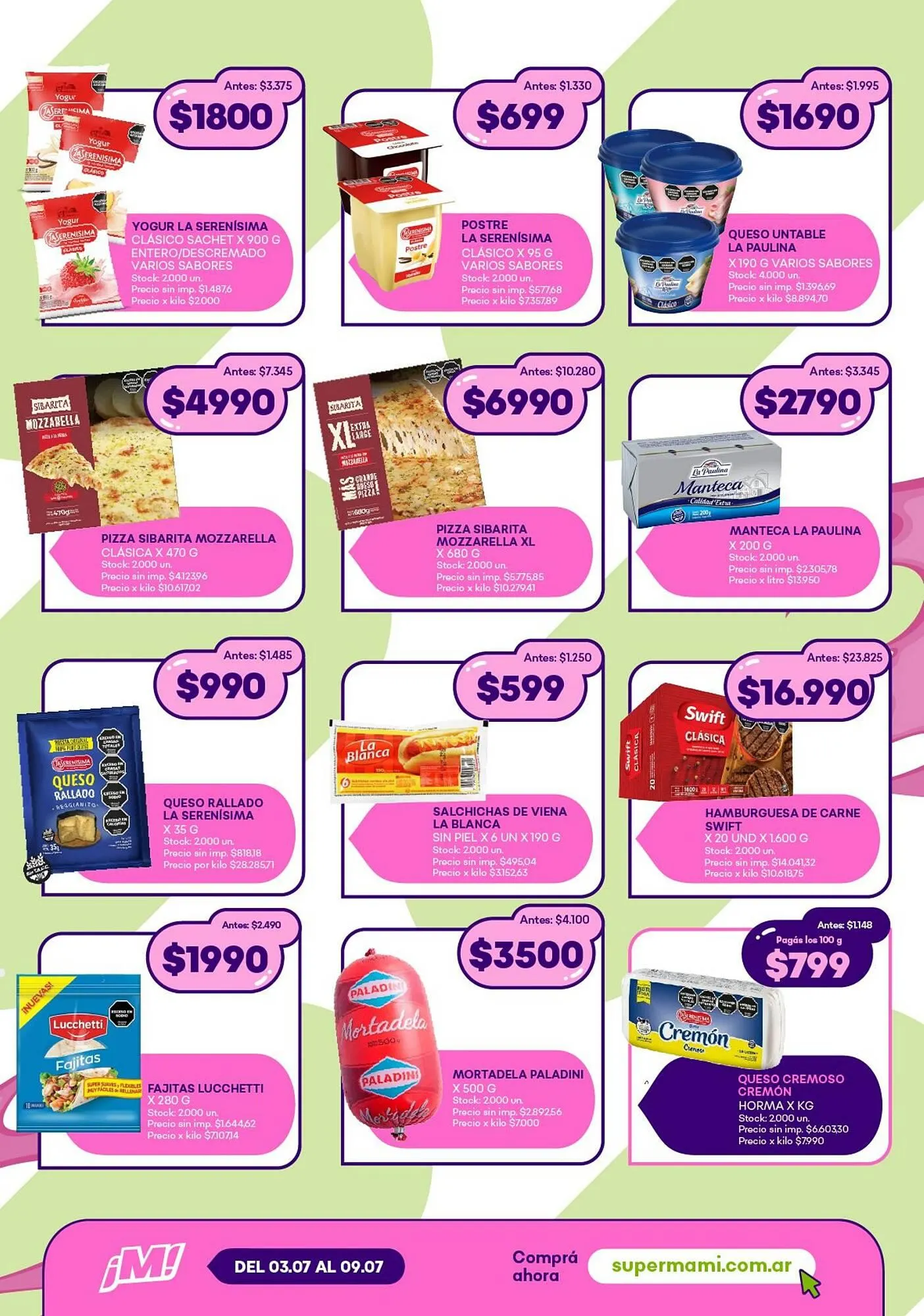 Ofertas de Catálogo Super MAMI 3 de julio al 11 de julio 2025 - Página 7 del catálogo