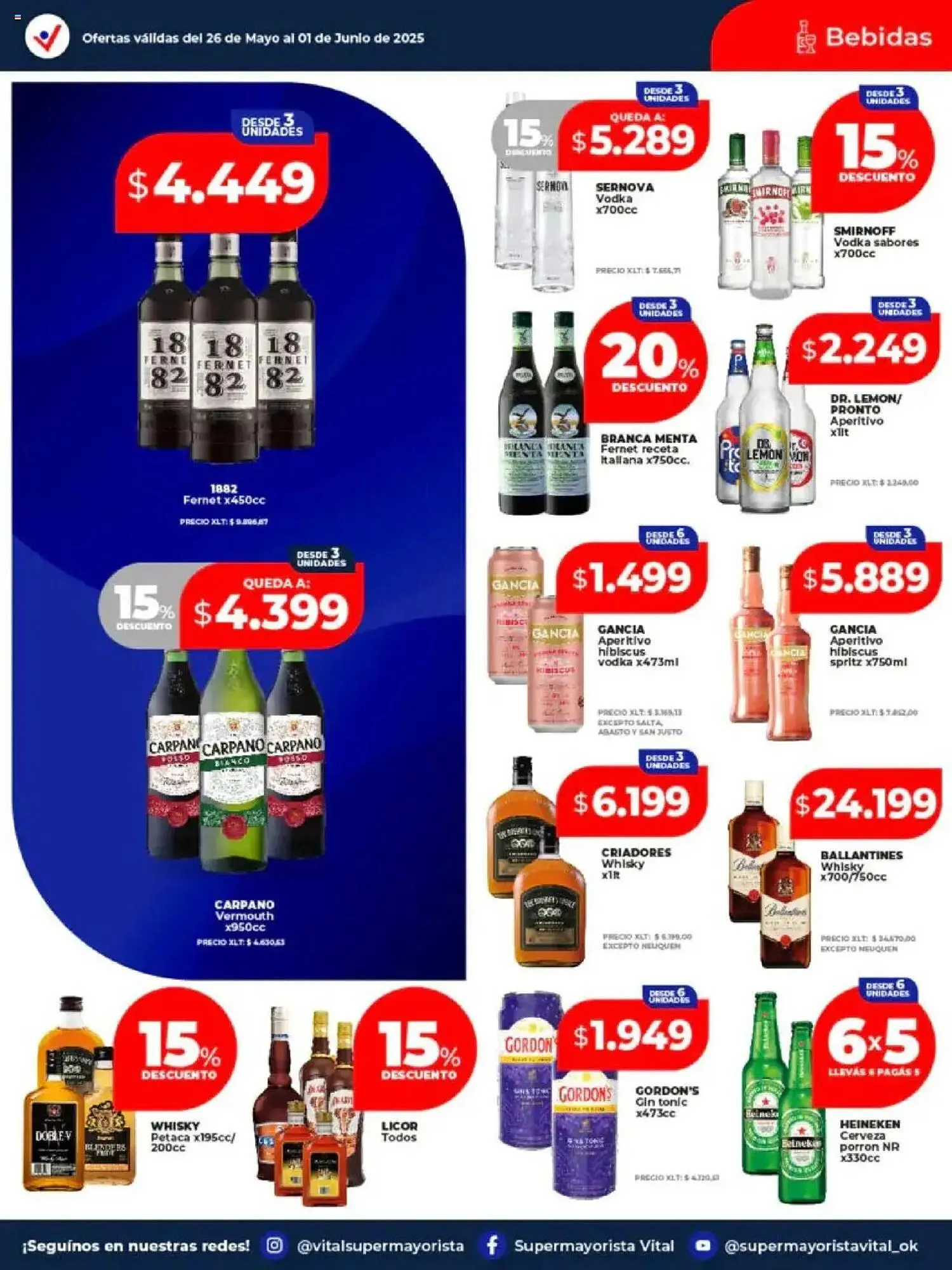 Ofertas de Catálogo Supermayorista Vital 26 de mayo al 2 de junio 2025 - Página 19 del catálogo