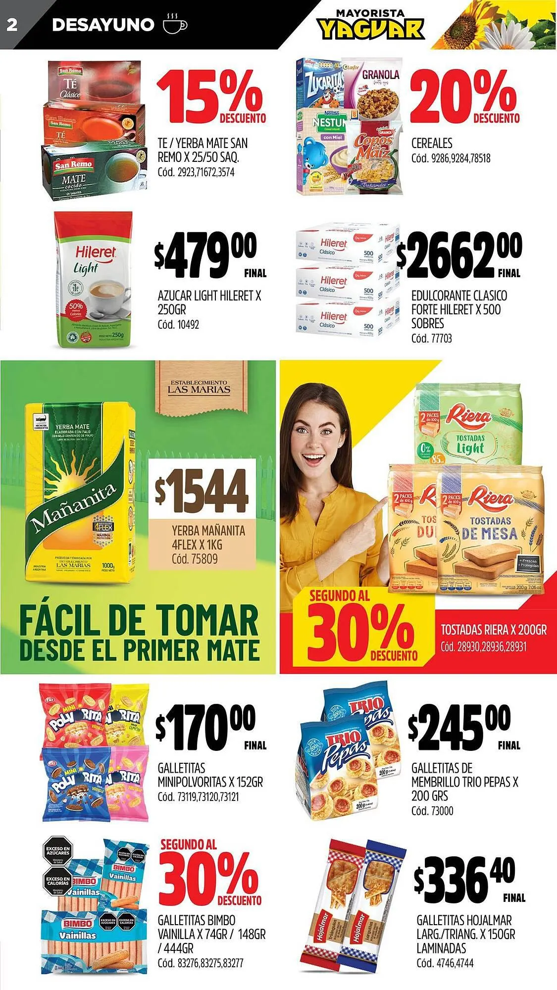 Ofertas de Catálogo Supermercados Yaguar 25 de septiembre al 30 de septiembre 2023 - Página 2 del catálogo