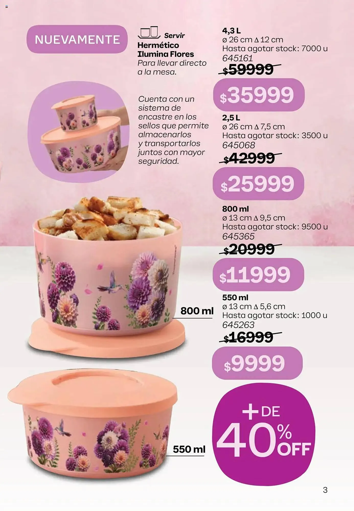 Ofertas de Catálogo Tupperware 9 de abril al 22 de abril 2025 - Página 3 del catálogo