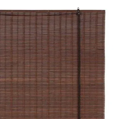 Cortina enrollable bambú café bi 150 x 250 cm